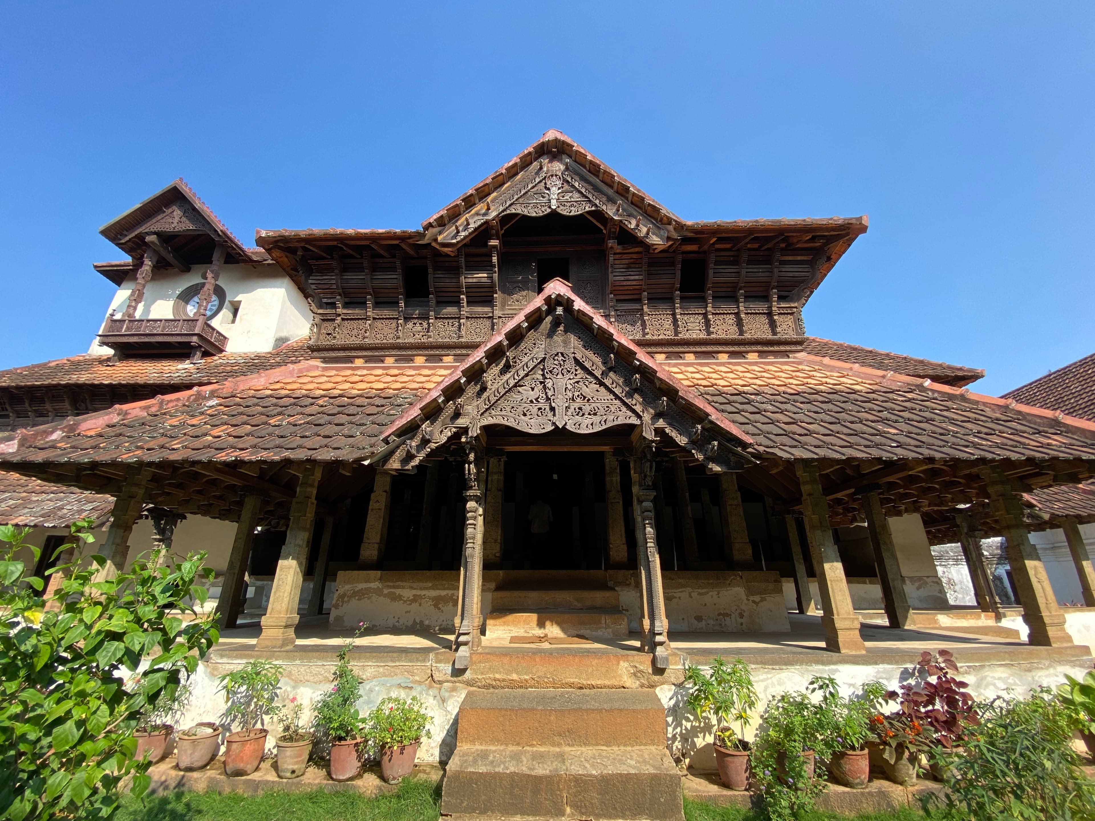 Entrance view of Padmanabhapuram Palace