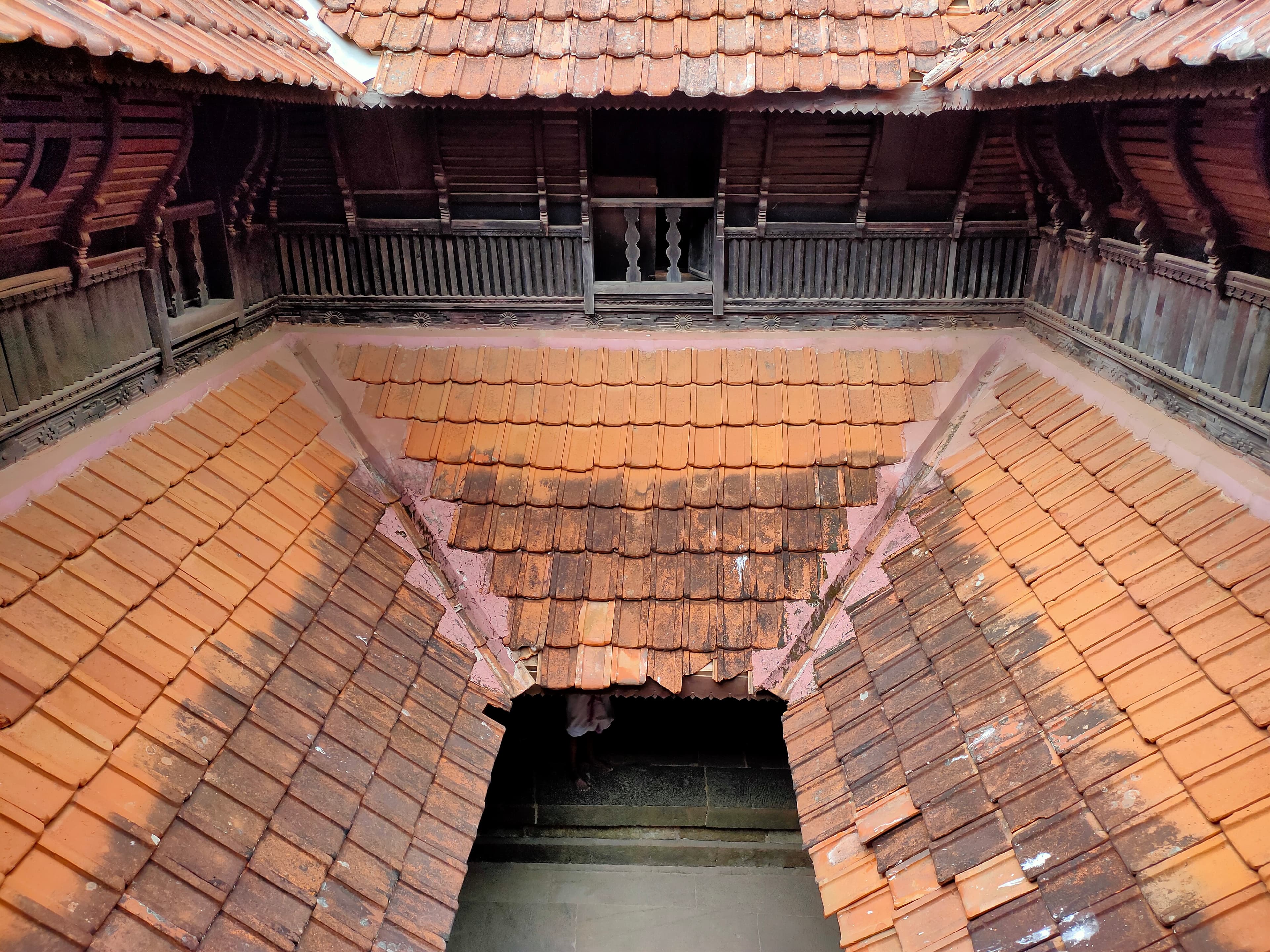 Veranda in Padmanabhapuram Palace