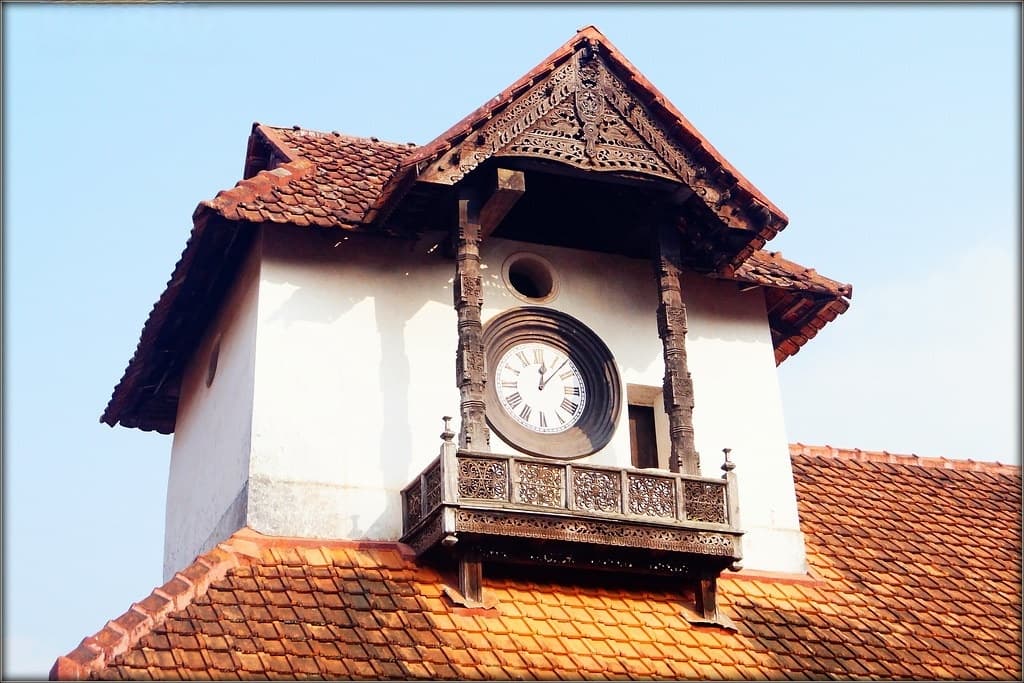 Clock in Padmanabhapuram Palace