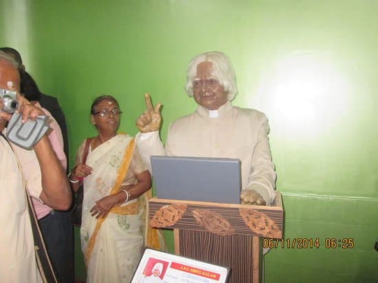 Nehru statue in Kanyakumari Wax Museum