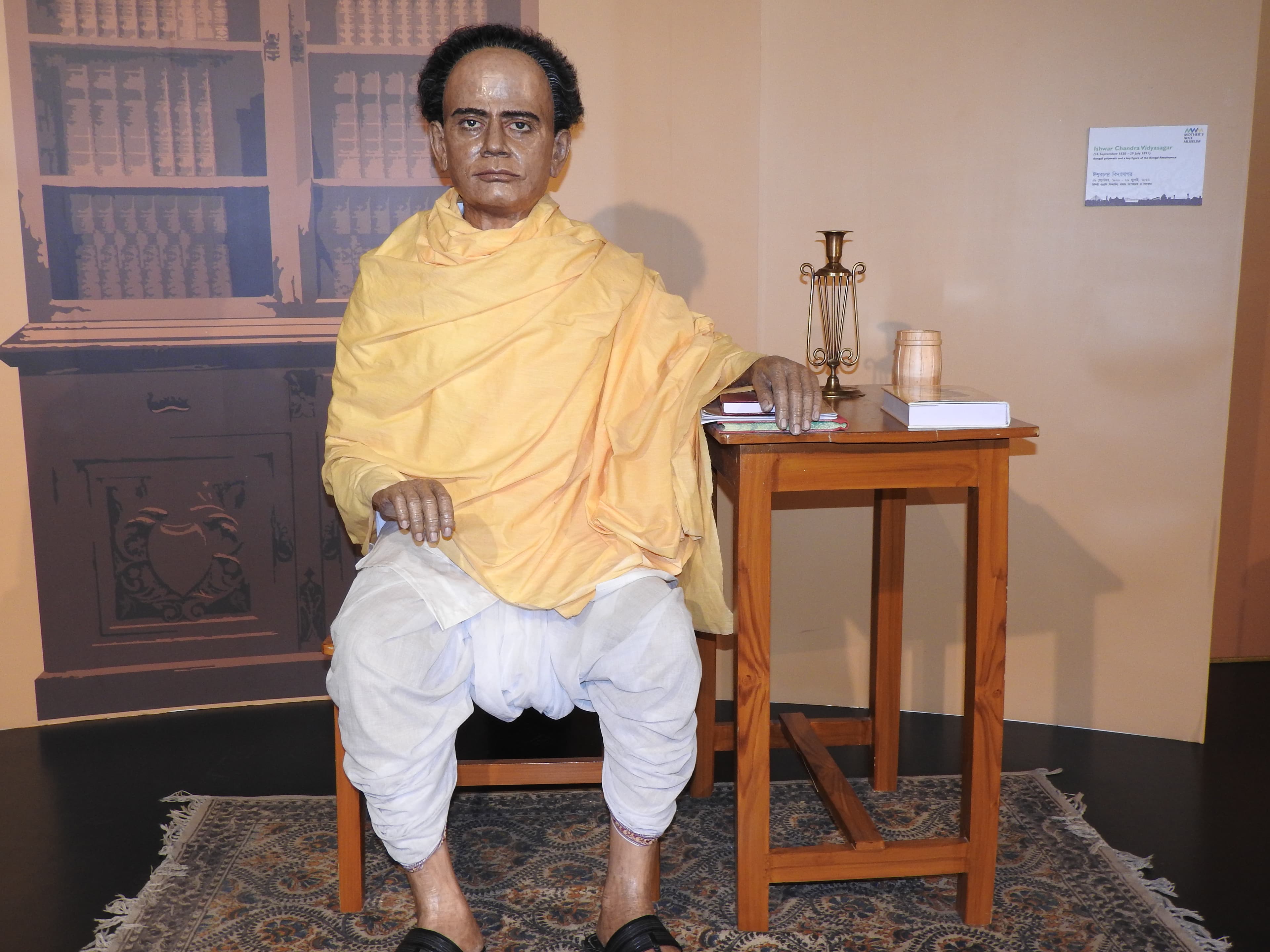 Tamil Poet statue in Kanyakumari Wax Museum