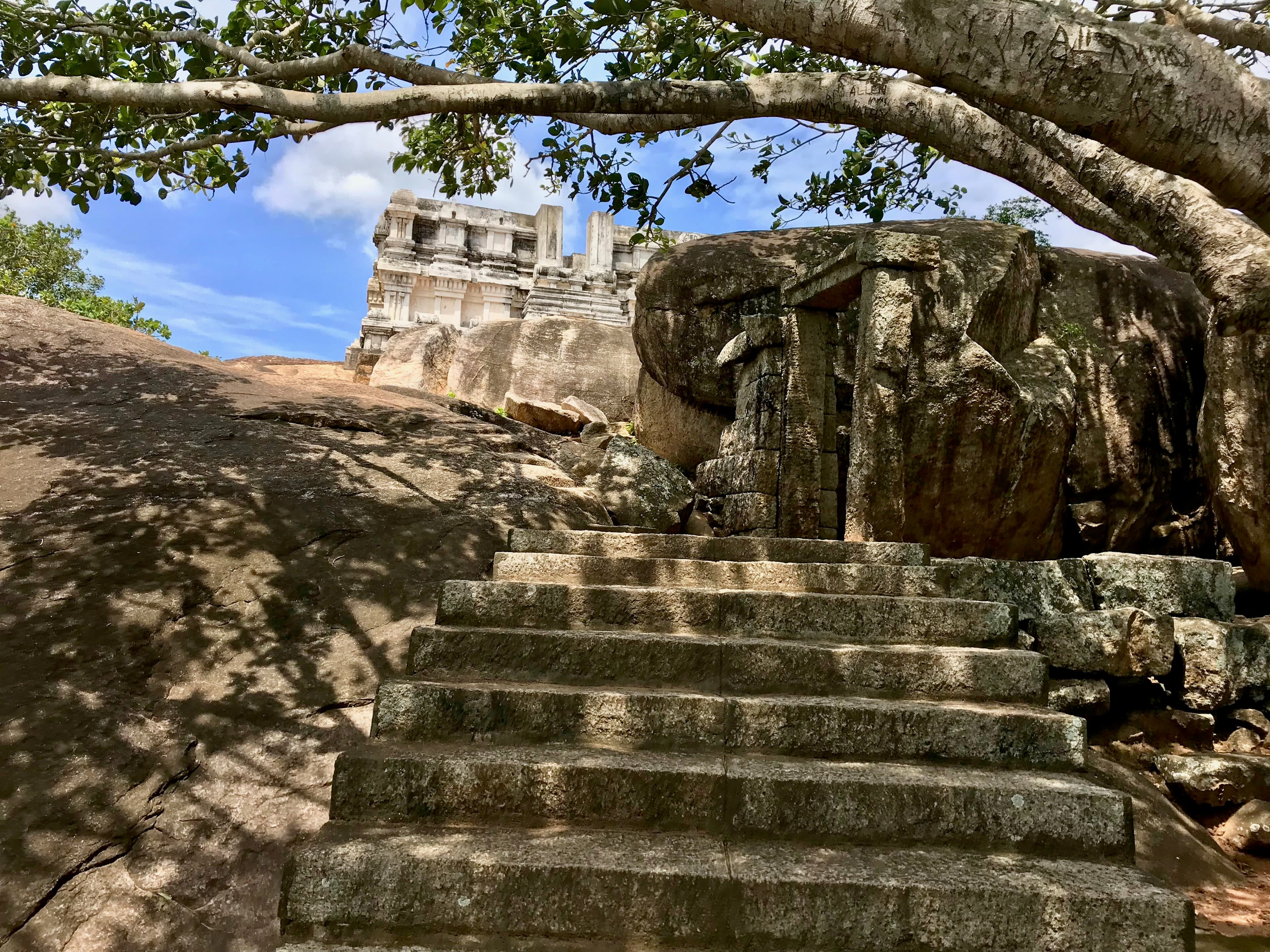 Walk way in Chitharal Jain Monuments