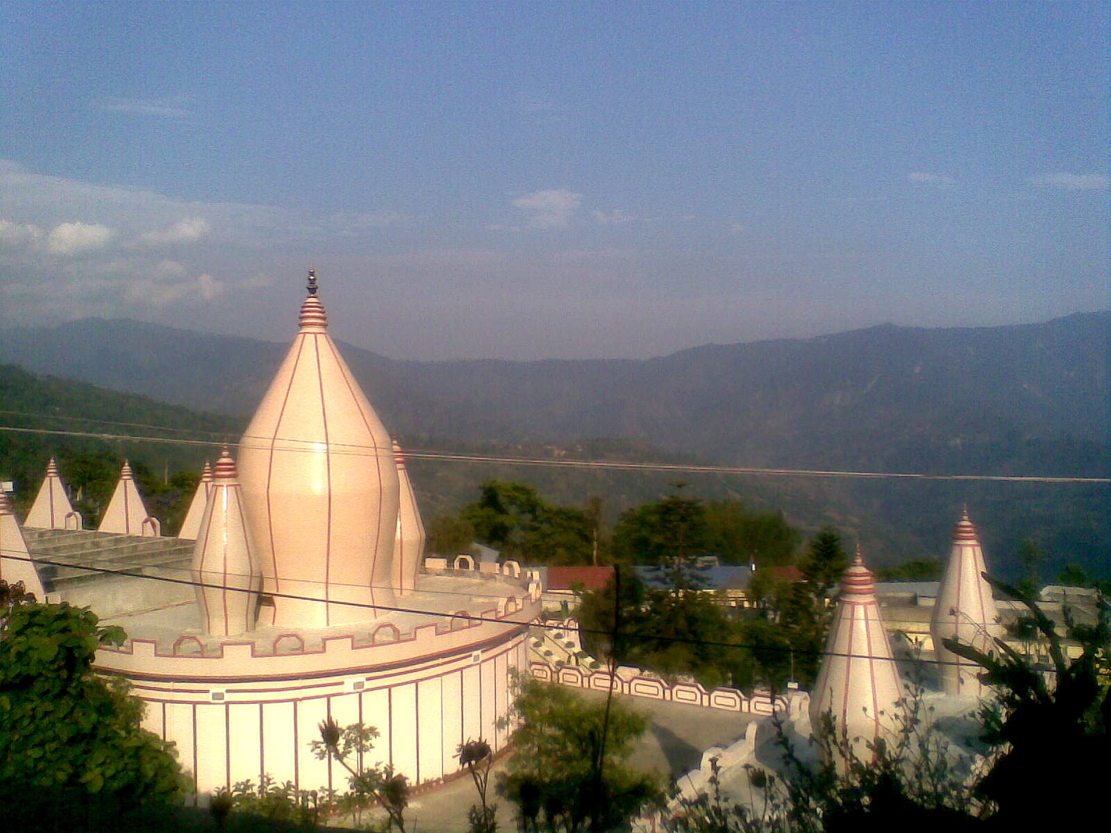 Aerial view of Mangal Dham