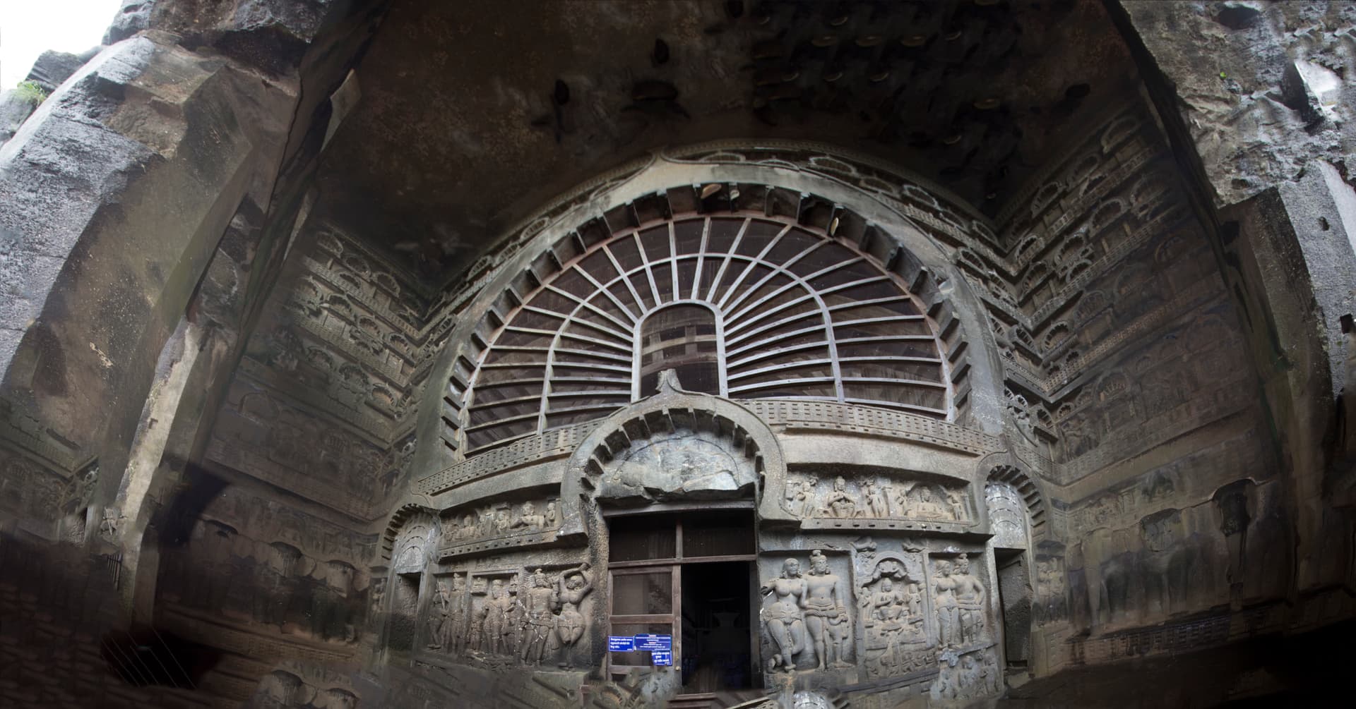 Karla Caves historical rock-cut shrines Maharashtra