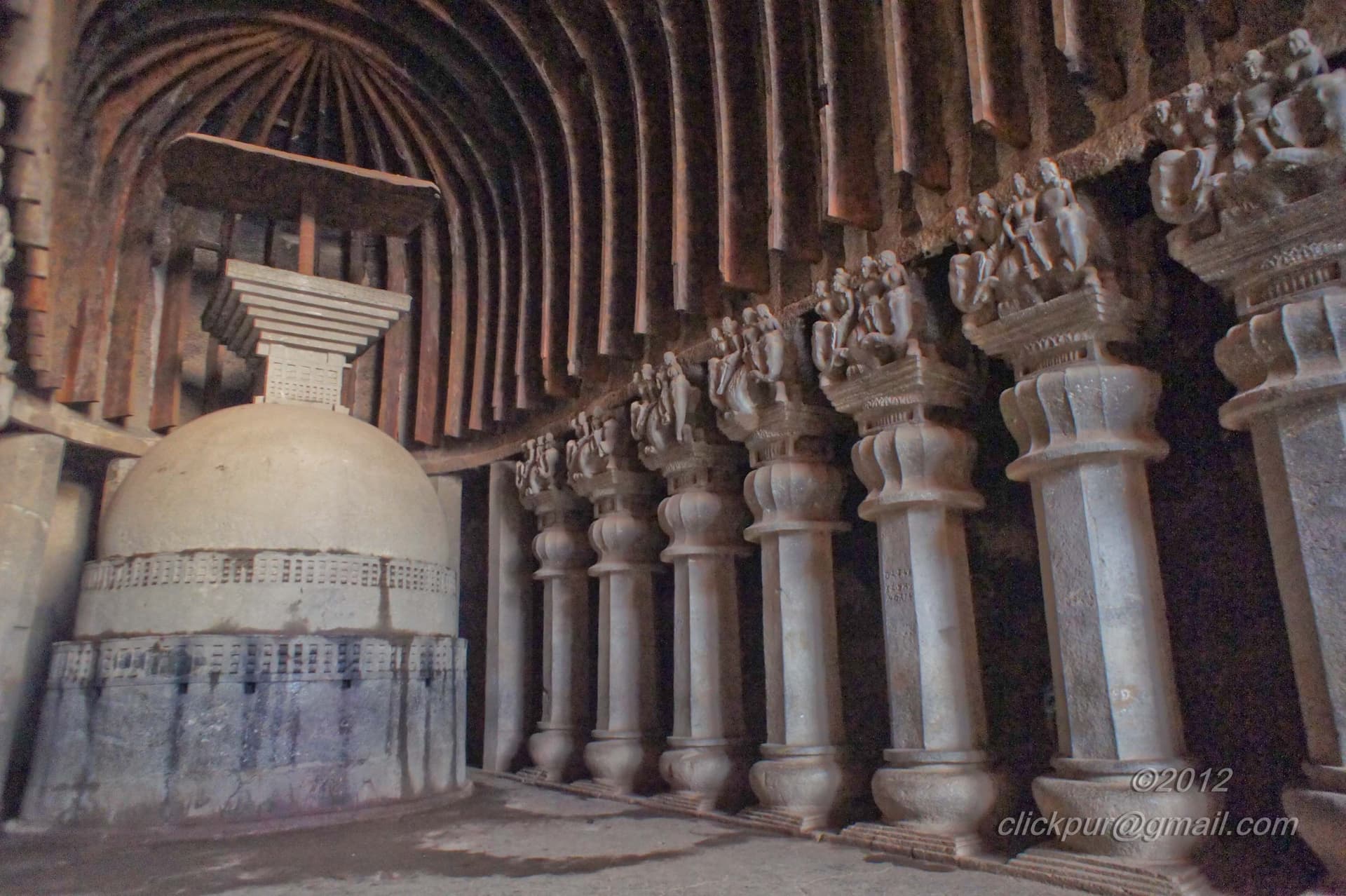 Karla Caves ancient rock-cut architecture Maharashtra
