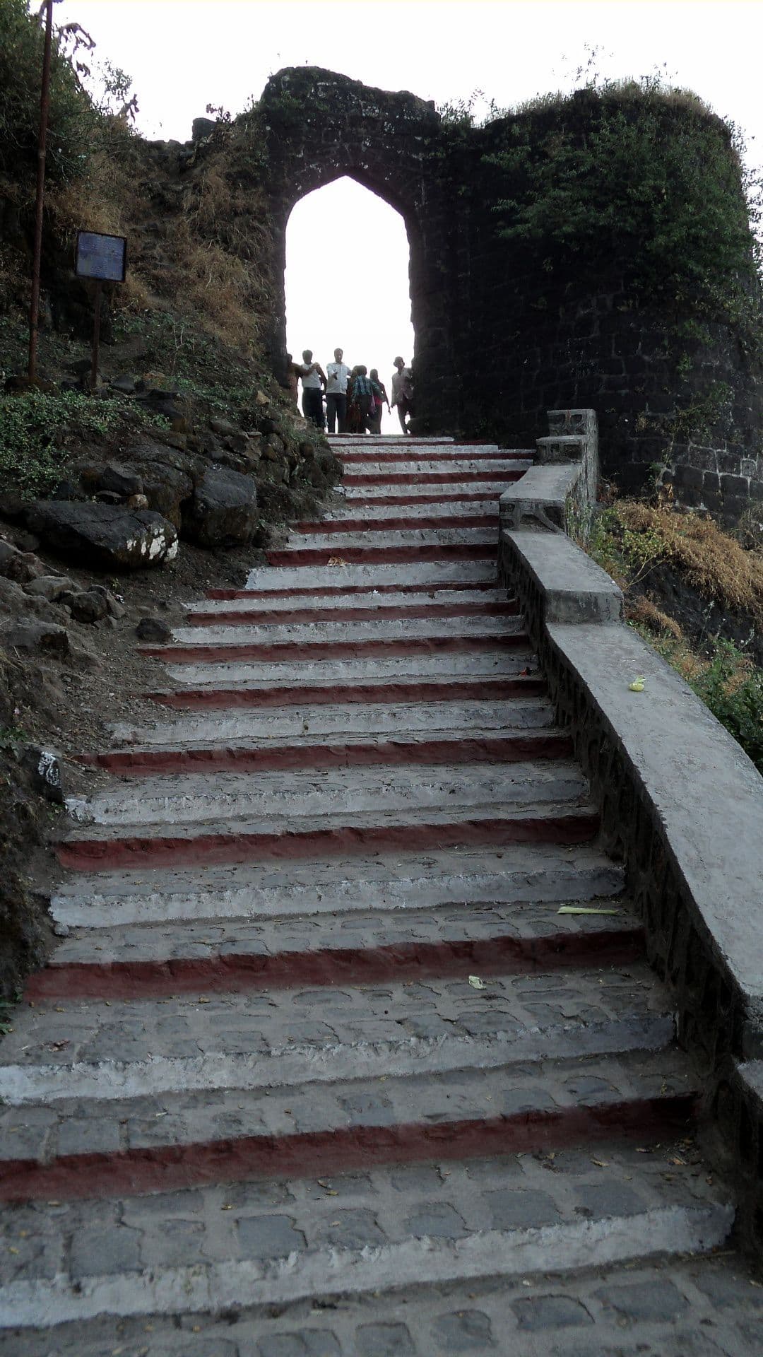 Sinhagad Fort Steps