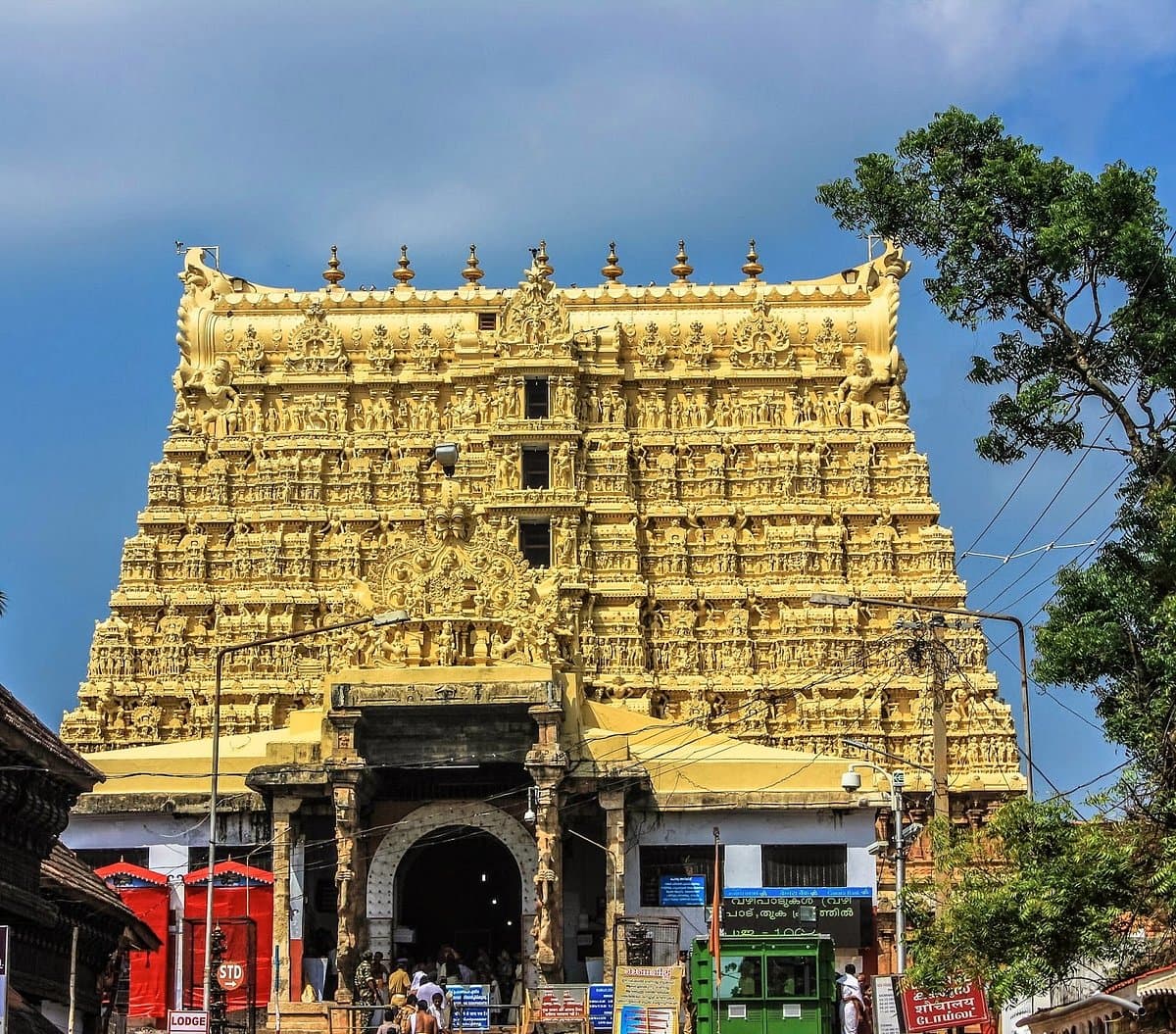 View of Sree Padmanabhaswamy Temple