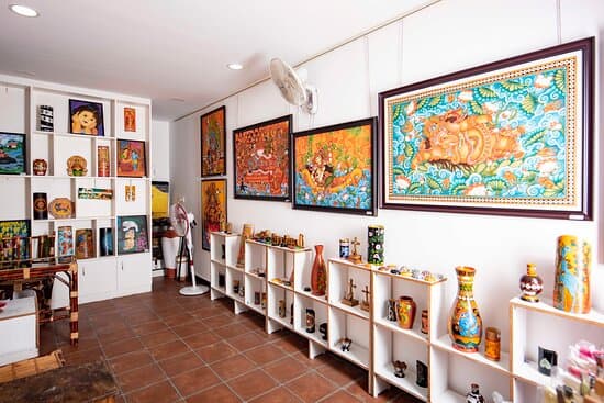 Exhibits at Kovalam Art Gallery