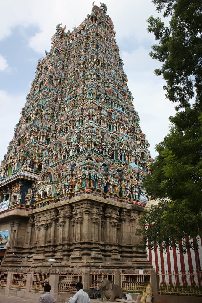 View of Madurai Meenakshi Temple