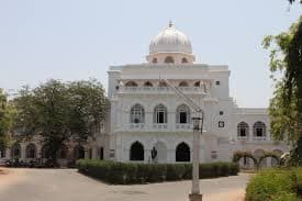 The beautiful Gandhi Museum in Madurai