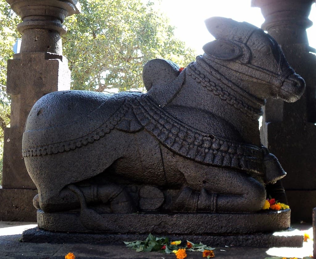 Nandi at Mahabaleswar Temple