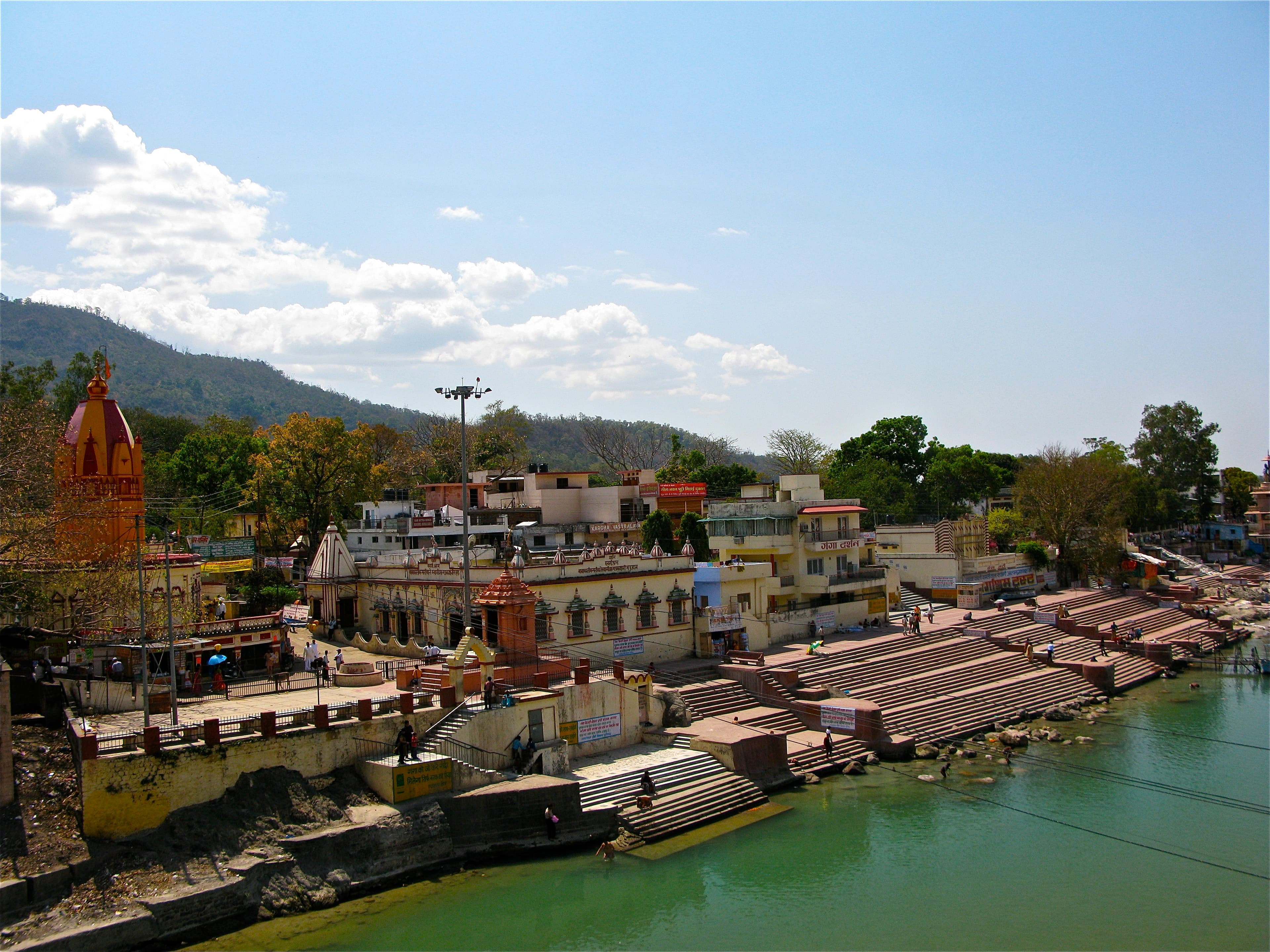 Drone View of Parmarth Niketan