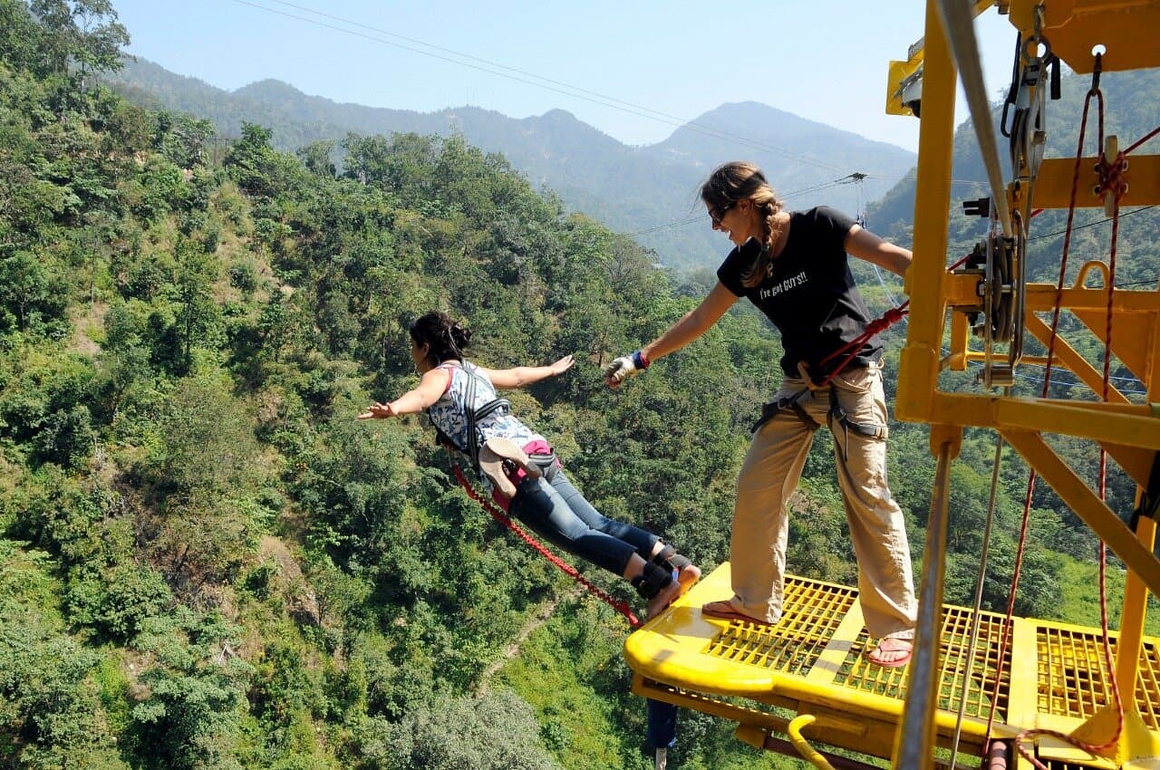 Bungee Jumping at Jumping Heights