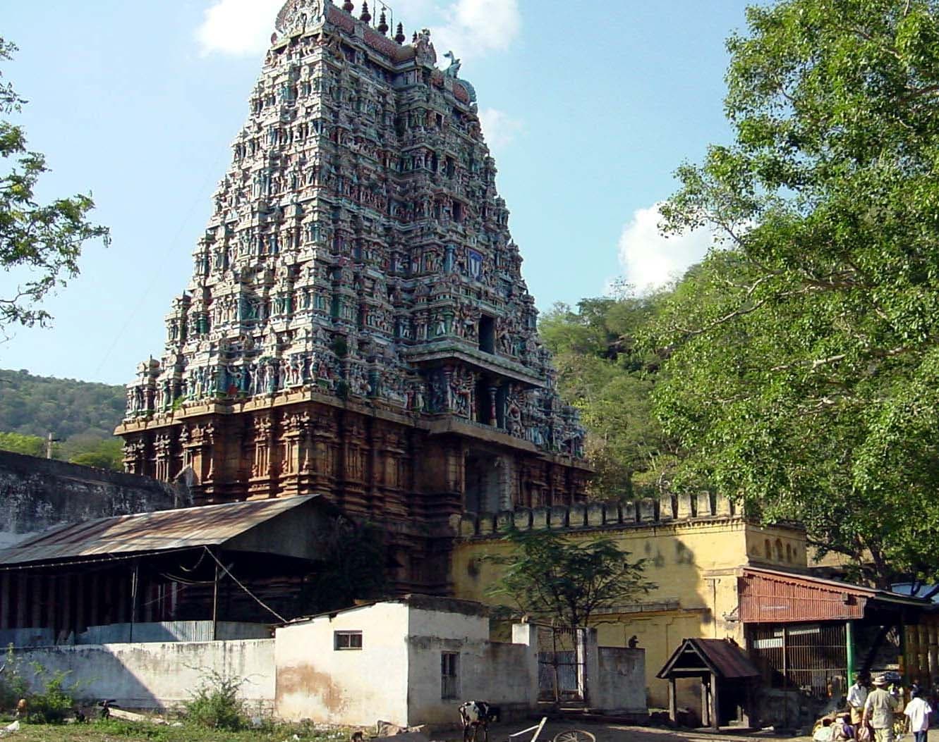 View of azhagar kovil Temple