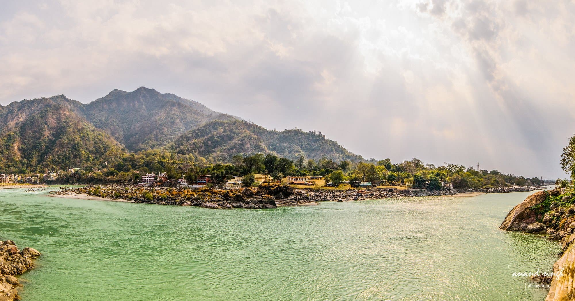 Panoramic View of the beach