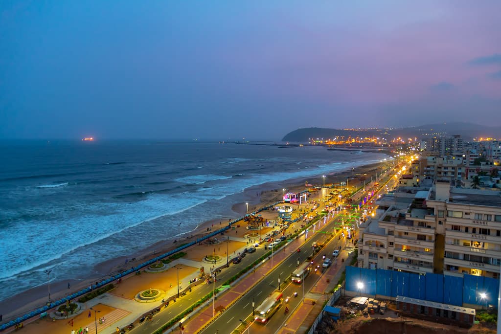 View of Visakhapatnam