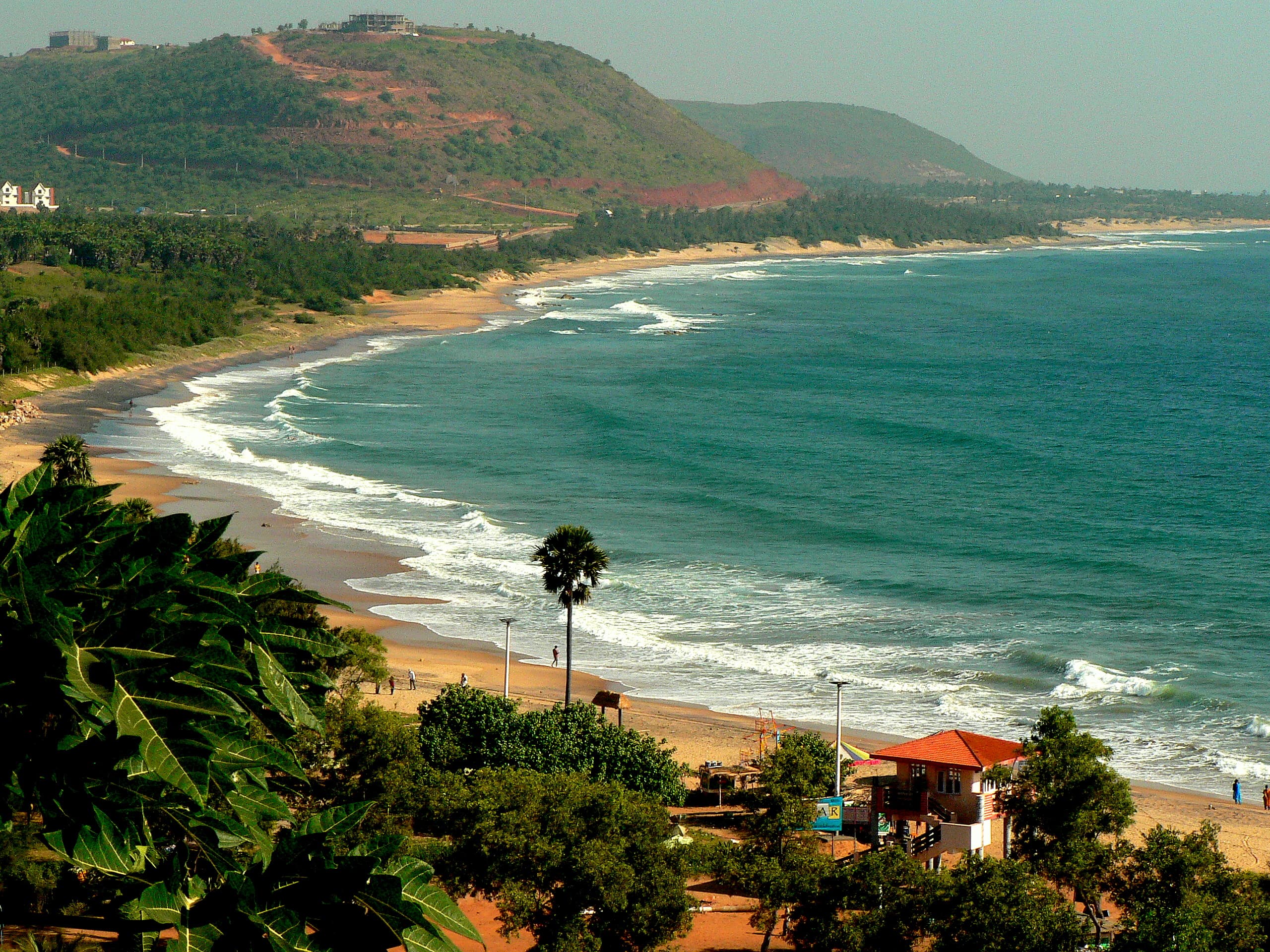 Distance view of Rushikonda Beach