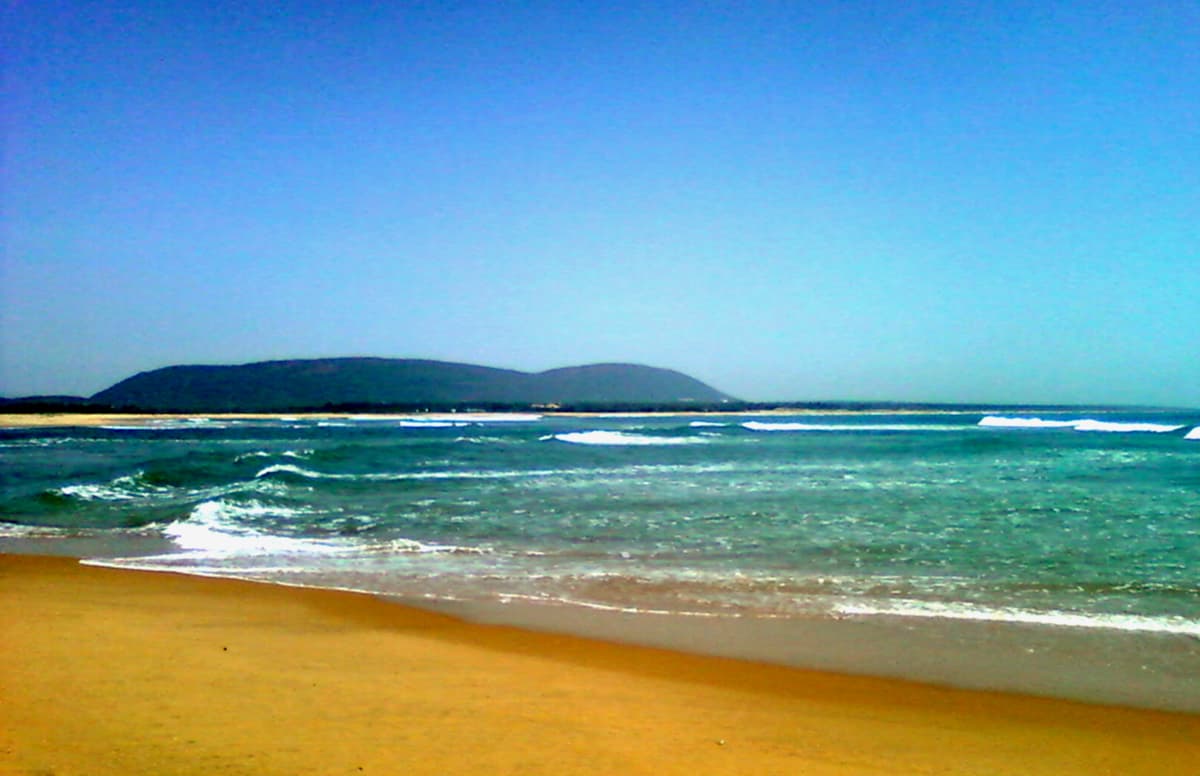 View of Bheemili Beach