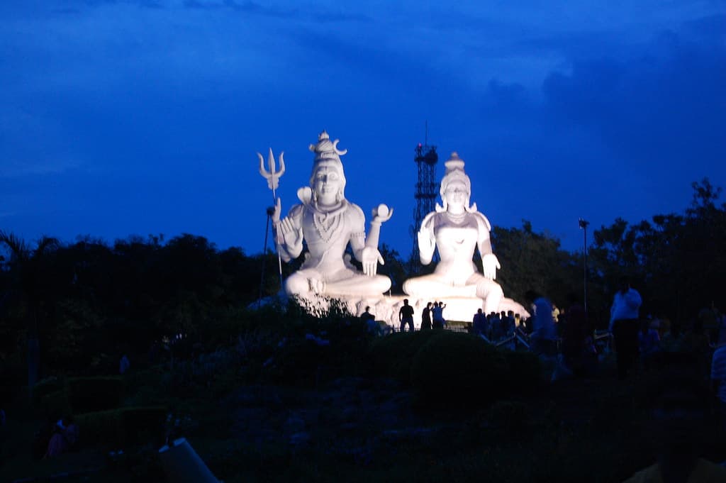 Night view of Kailasagiri