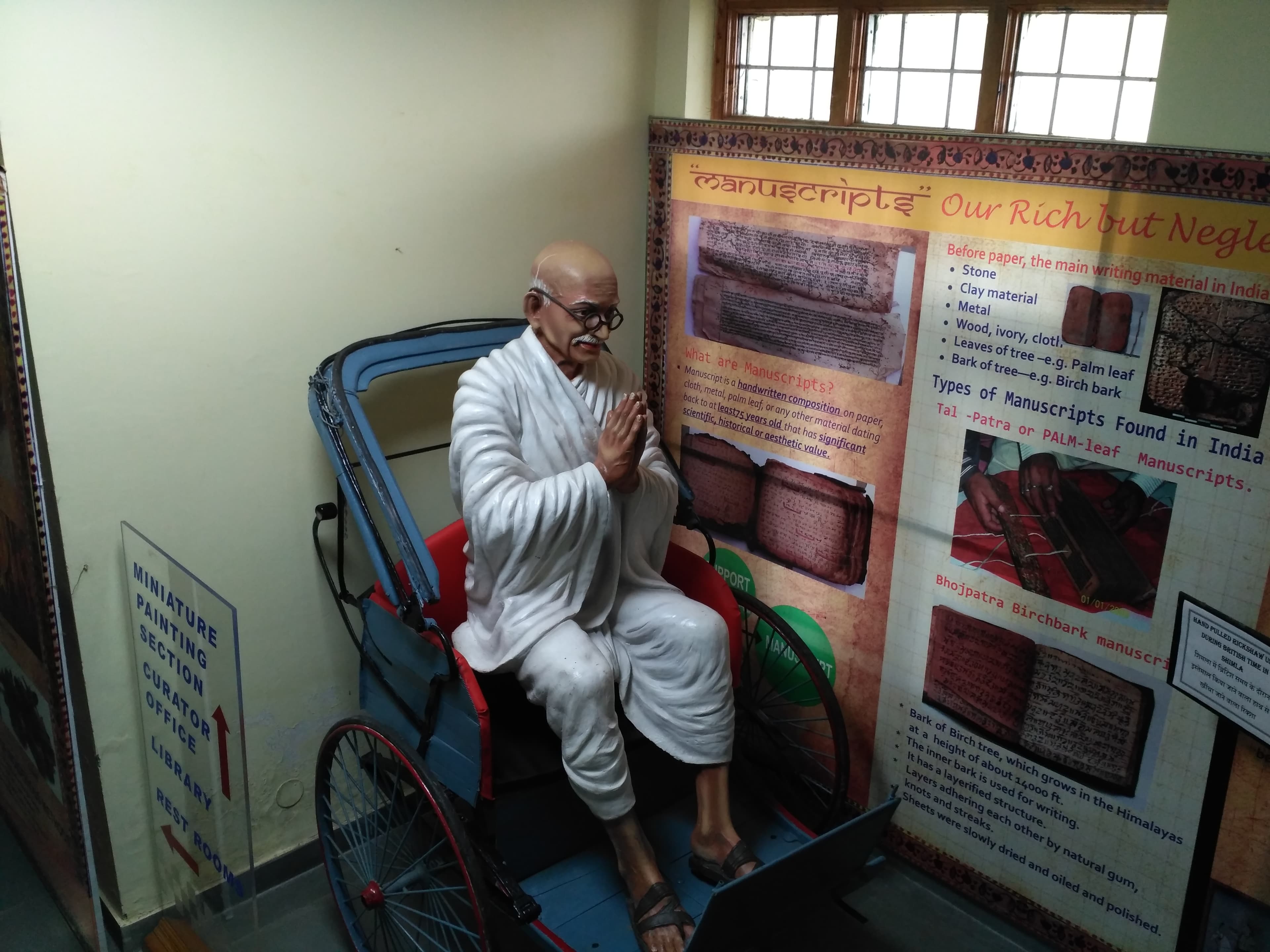 Mahatma Gandhi Statue at Himachal State Museum