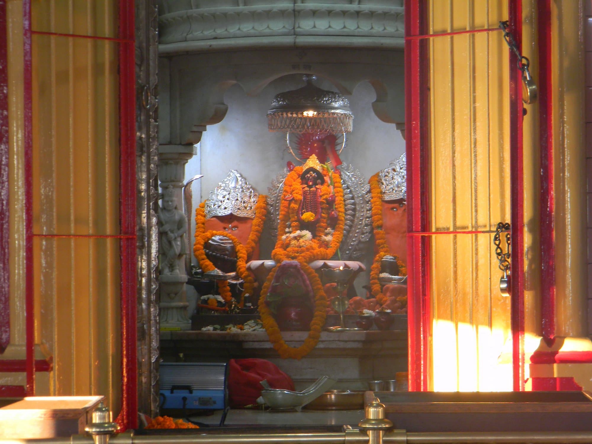 Inside the Kali Bari Temple