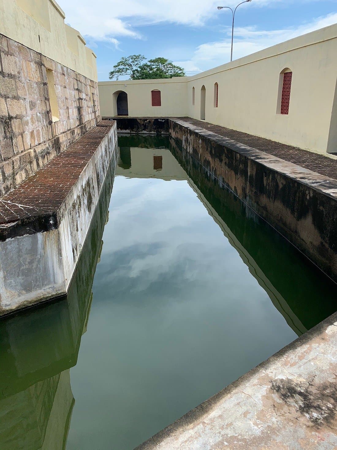 water canel at Manora Fort