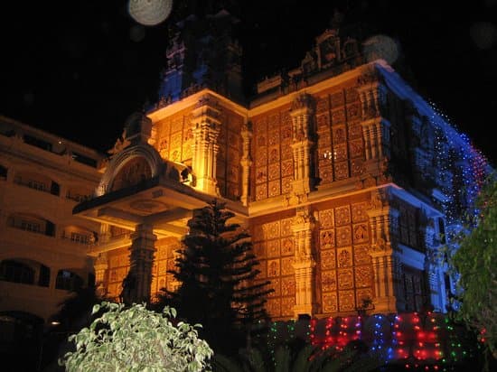 Evening view of ISKCON Tirupati