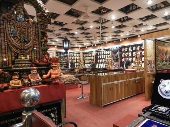 Historical artifacts in Agra Art Gallery