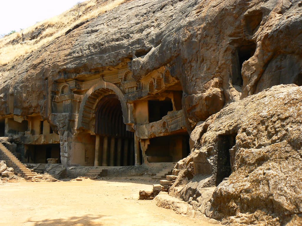 Another entrance of Karla & Bhaja Caves