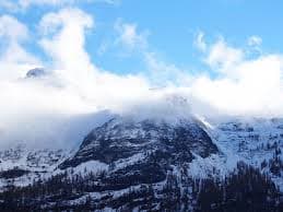 Snow view of Kheer Ganga Peak