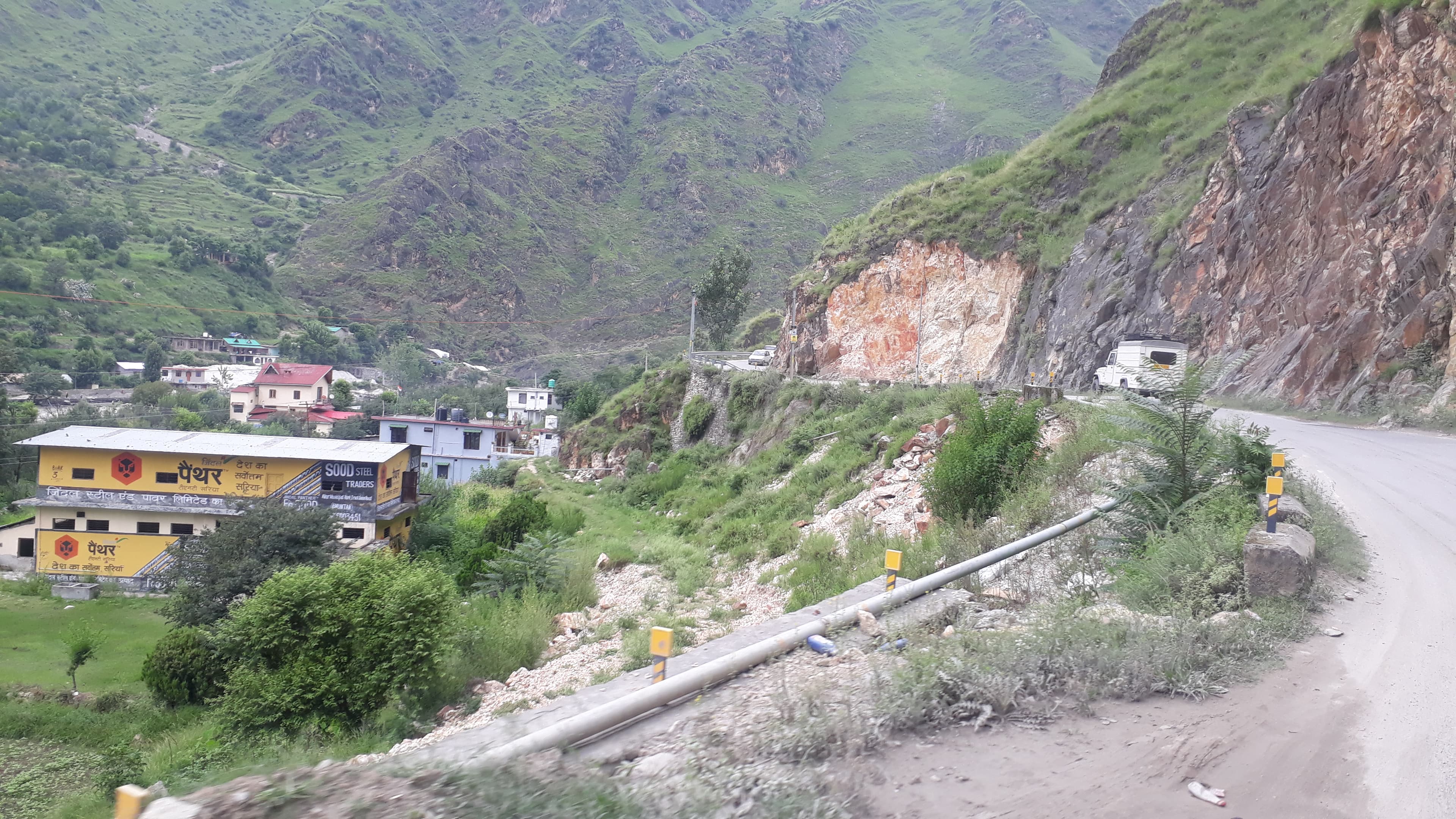 View of Bhuntar Town