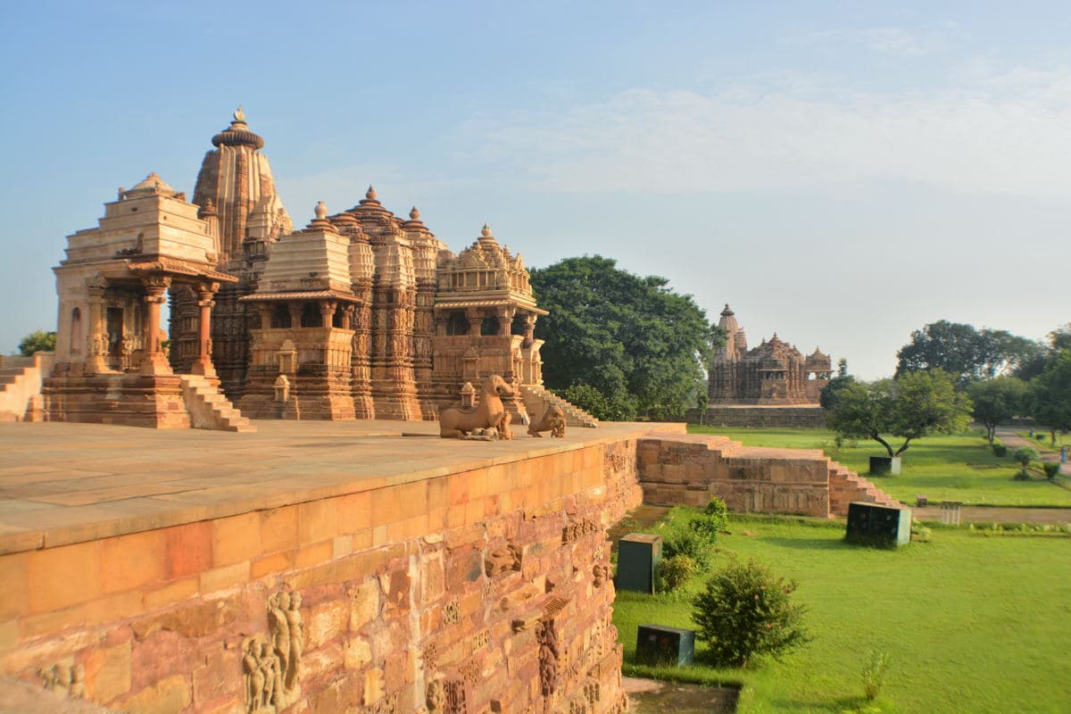 Mid-day view of Devi Jagdamba Temple