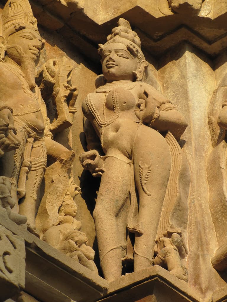 Carvings of Chitragupta in Chitragupta Temple