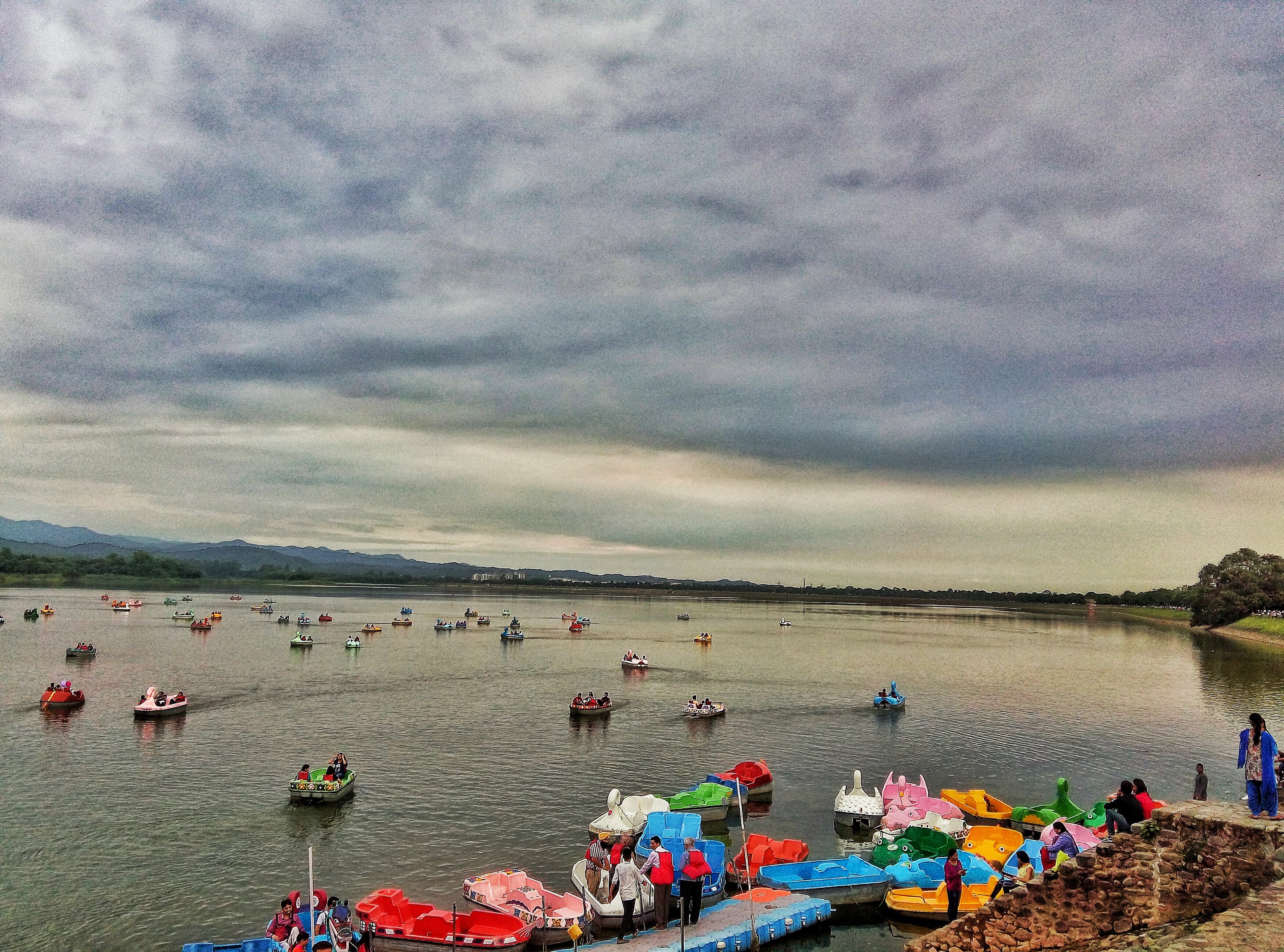 Sailing at Sukhna Lake