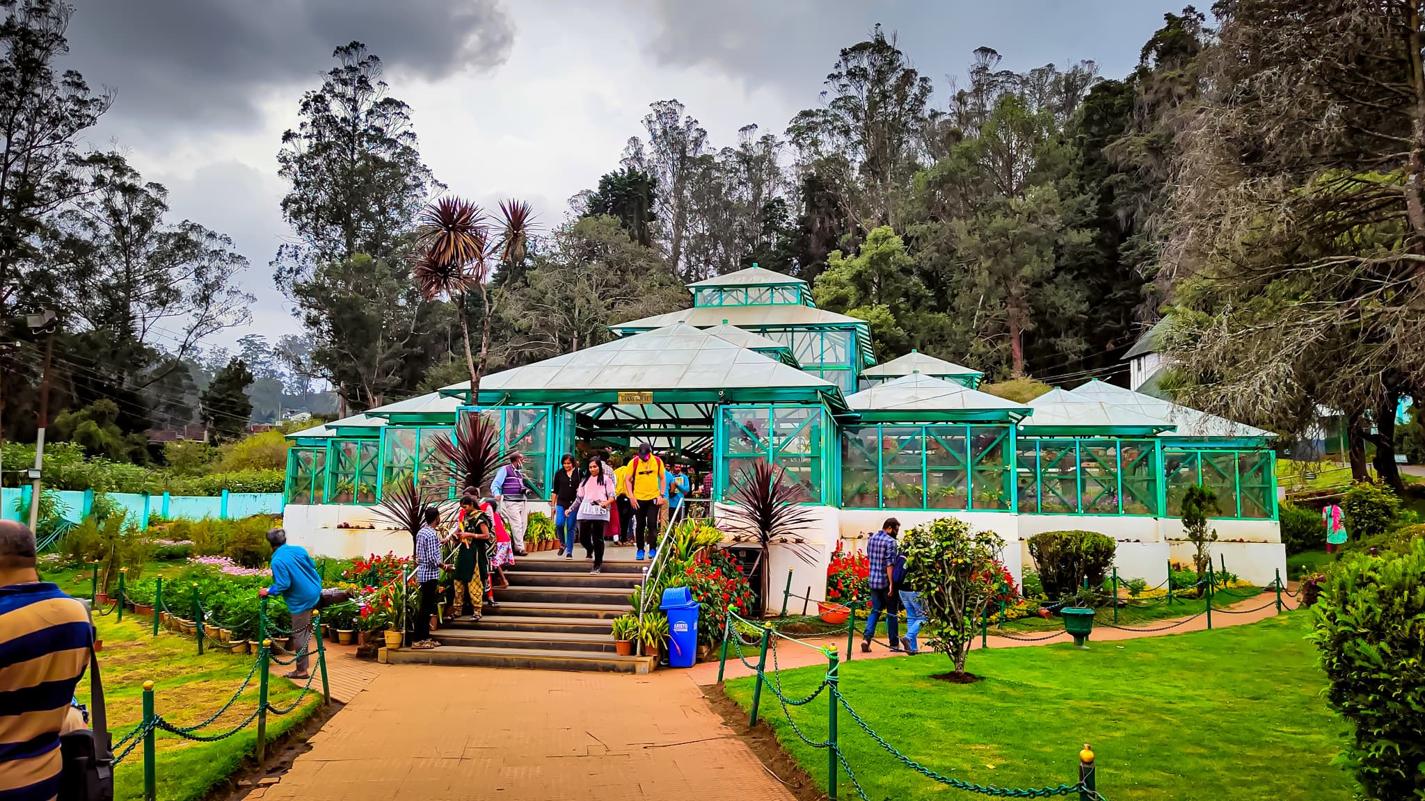 Glass house  Botanical Garden, Ooty