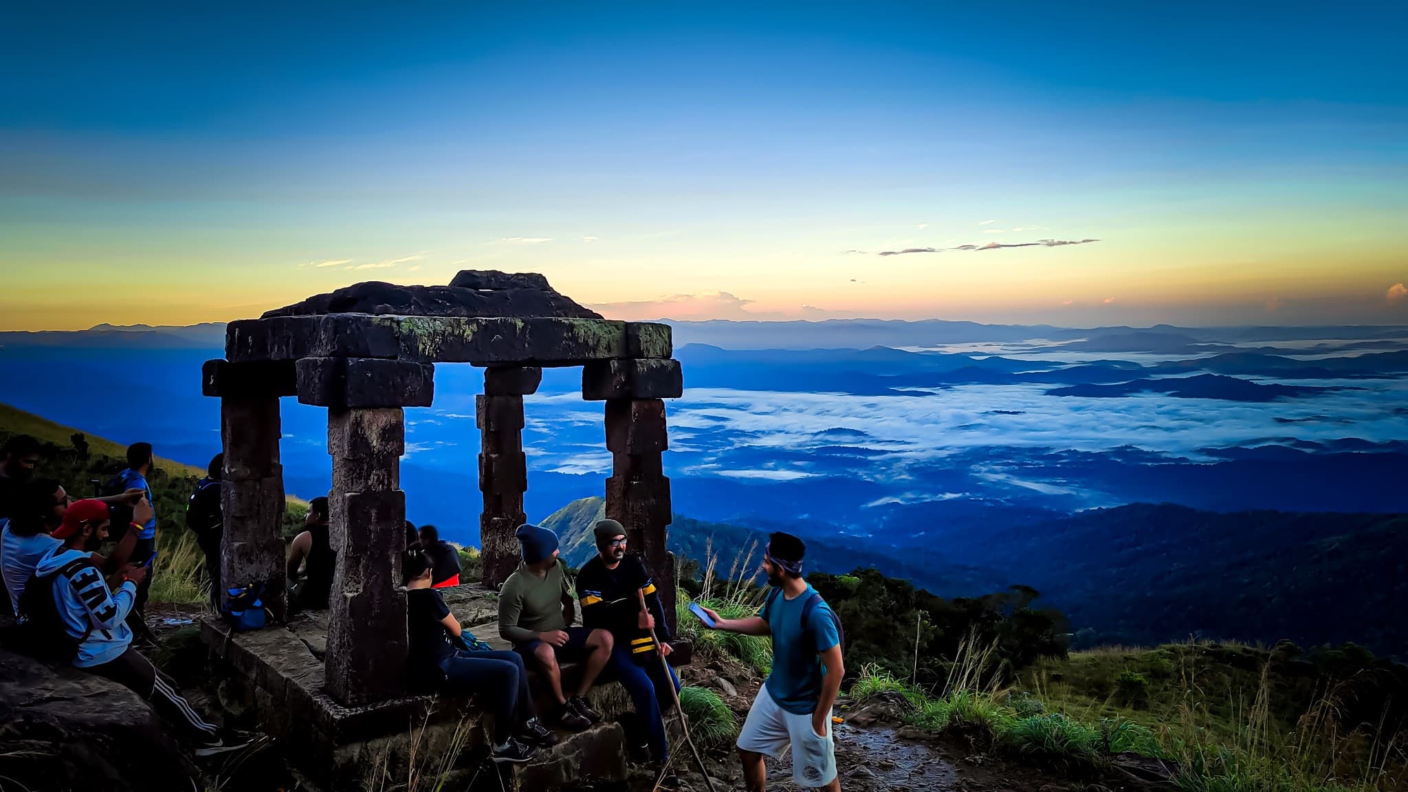 Kumara Parvata Trek - Kallu Mantapa