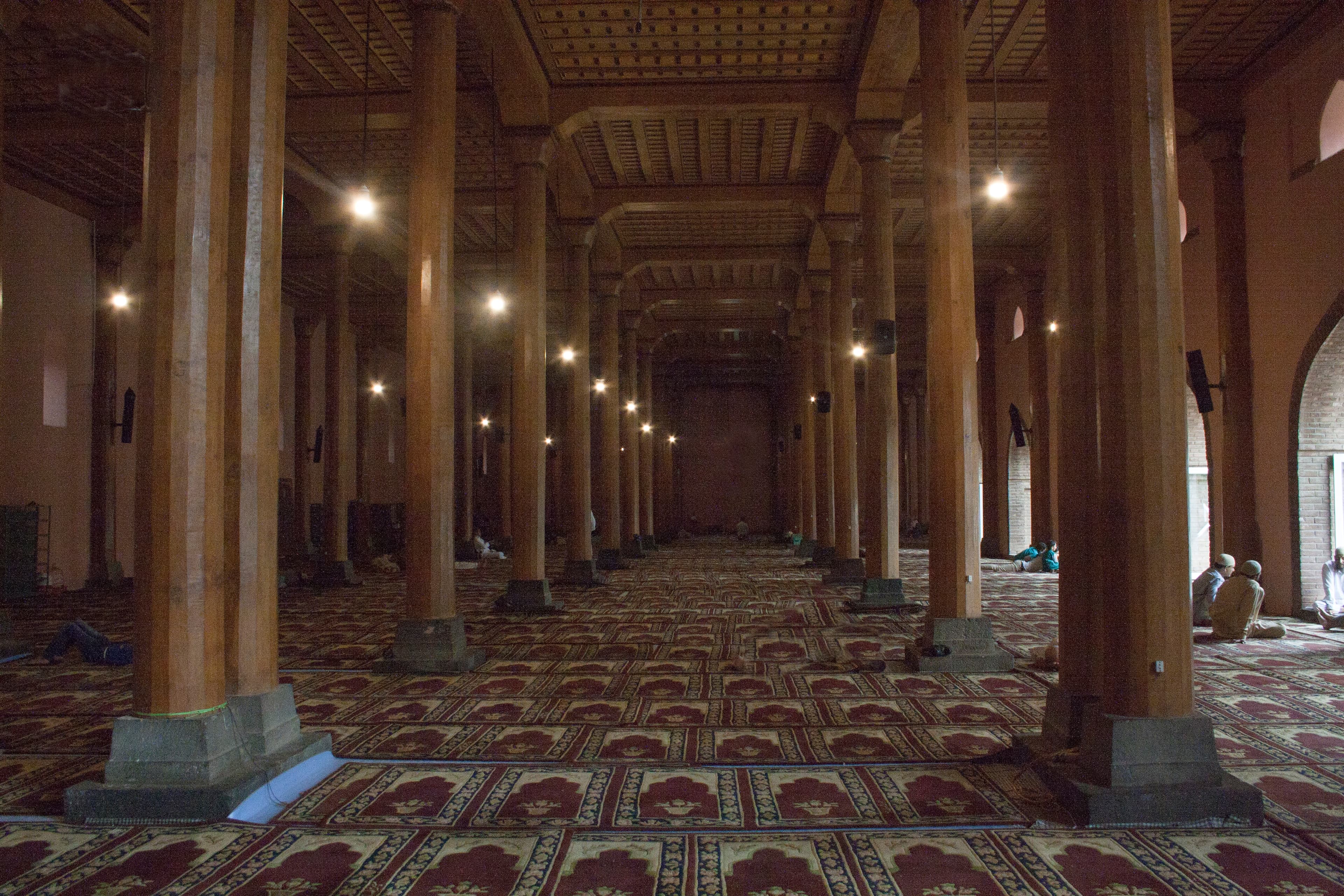 Inside the Jamai Masjid