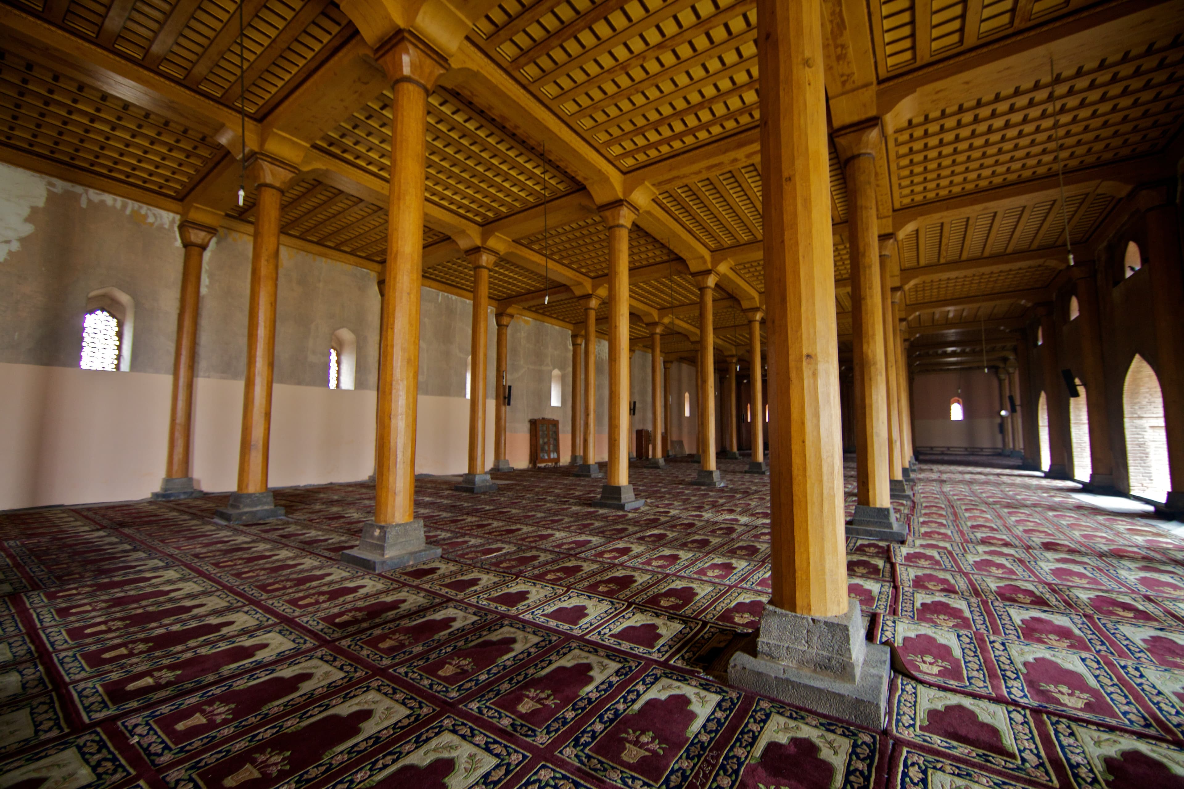 Inside the Jamai Masjid