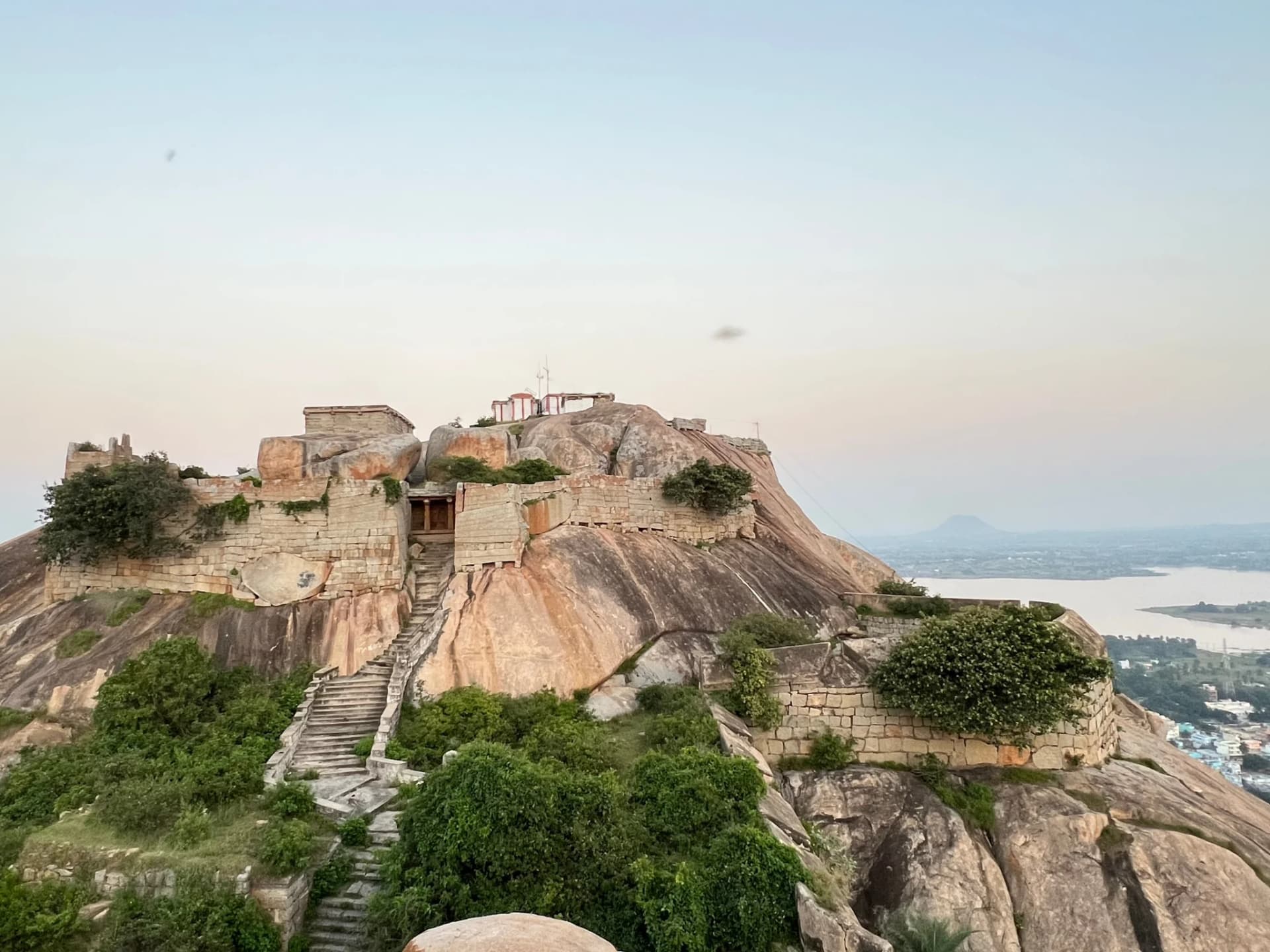 View from Gudibande Fort Trek summit