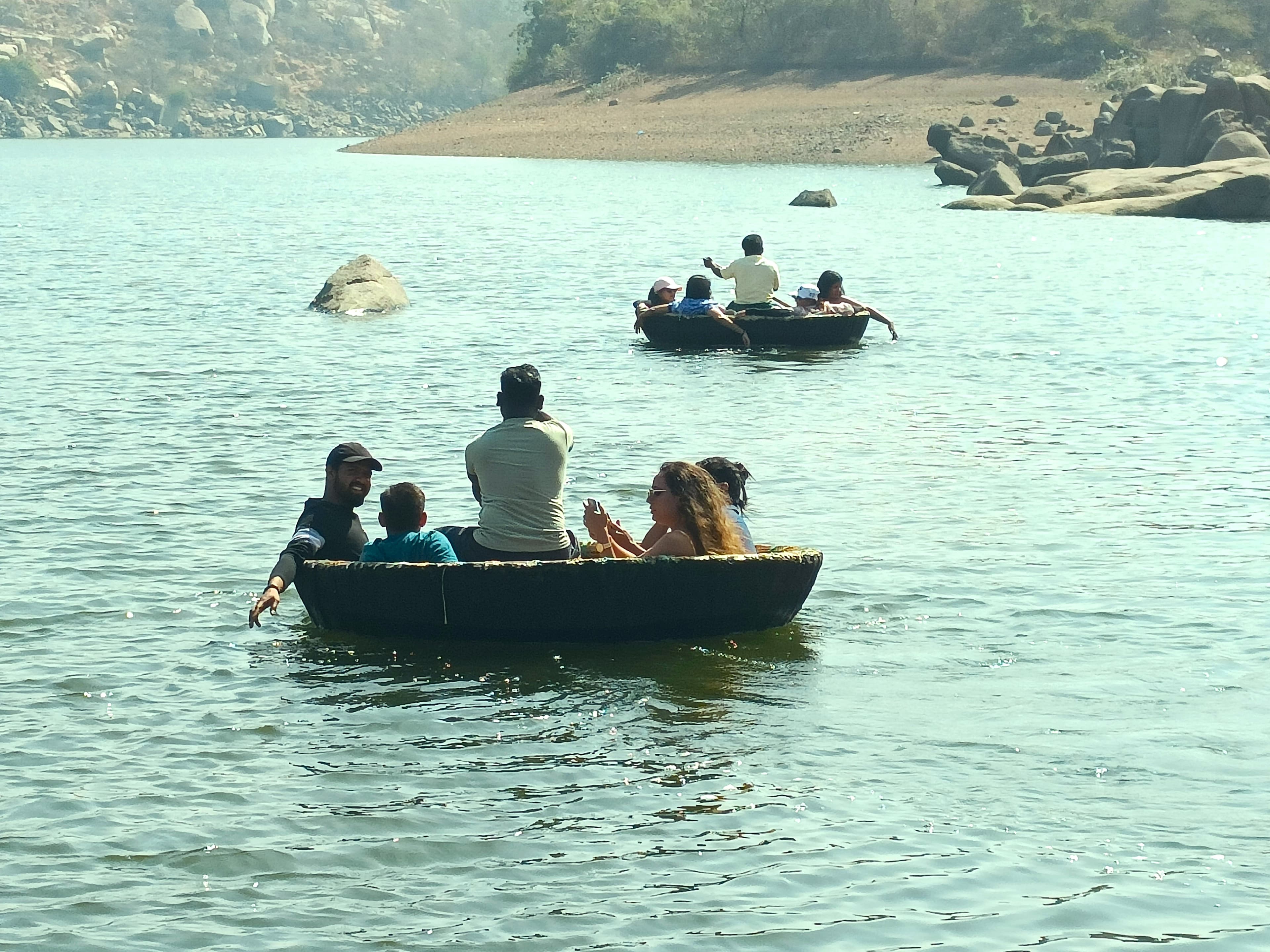 Hampi Tour-Sanapur waterfalls coracle ride