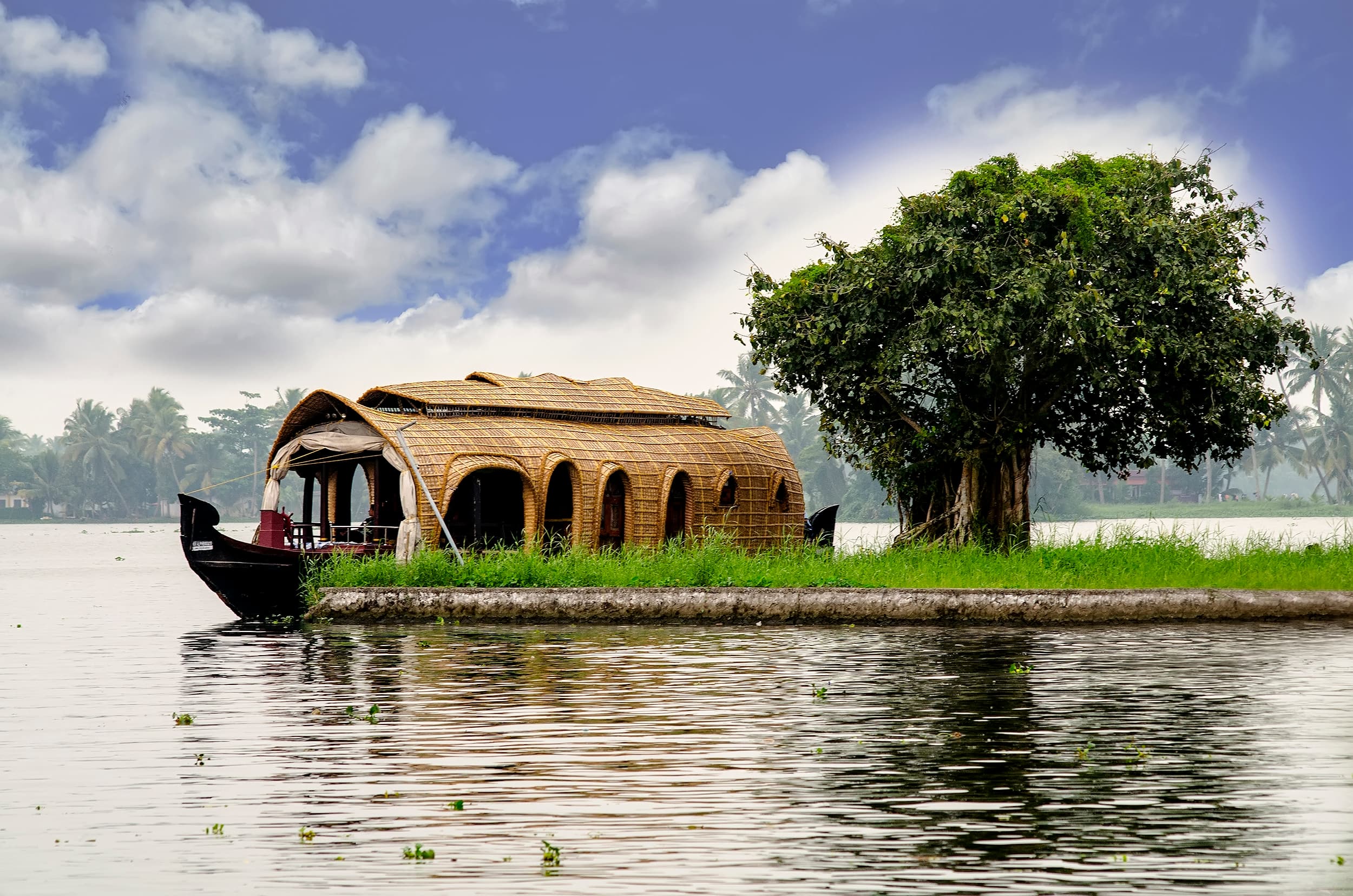 Boathouse in Alleppey