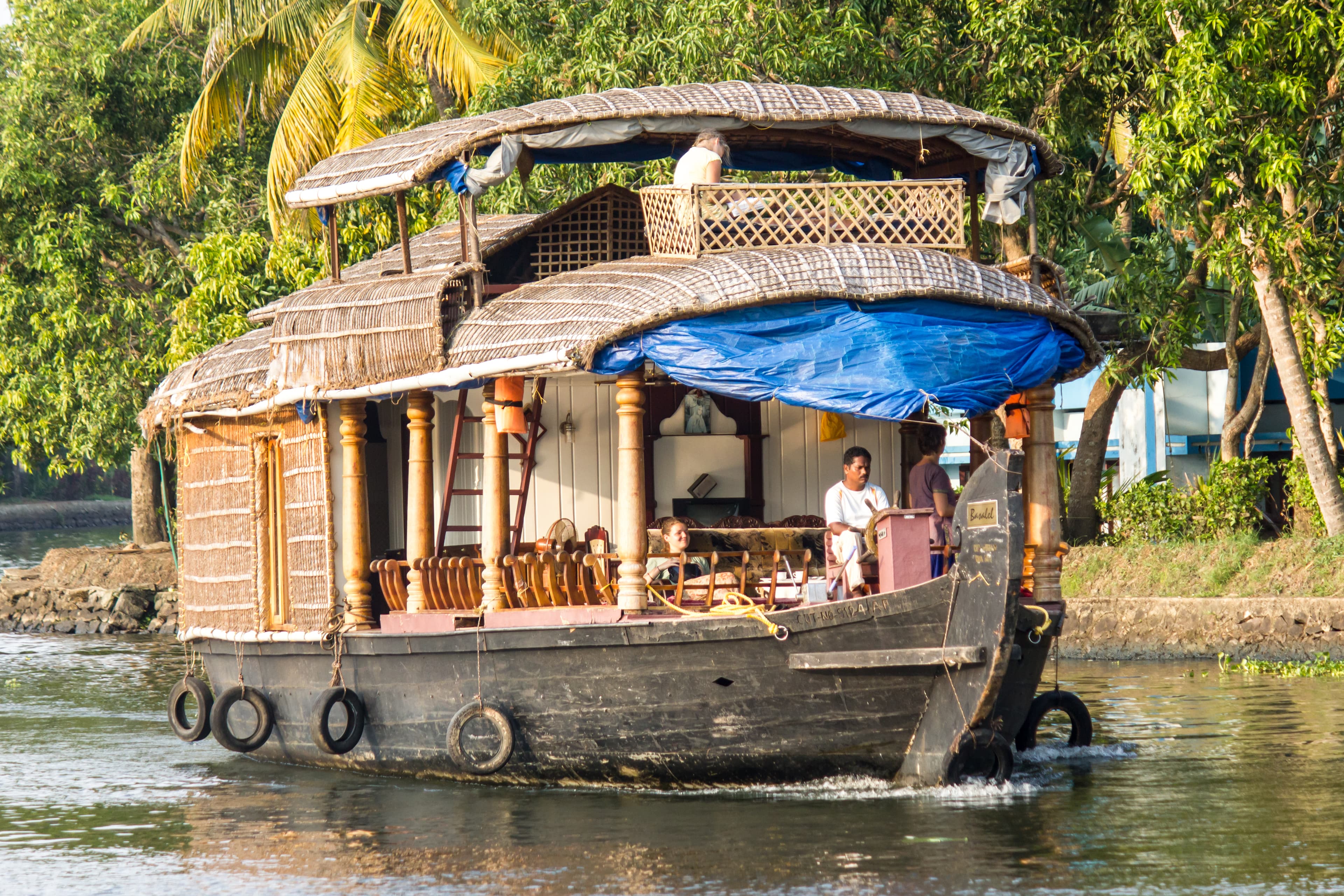 A Boathouse in Alleppey