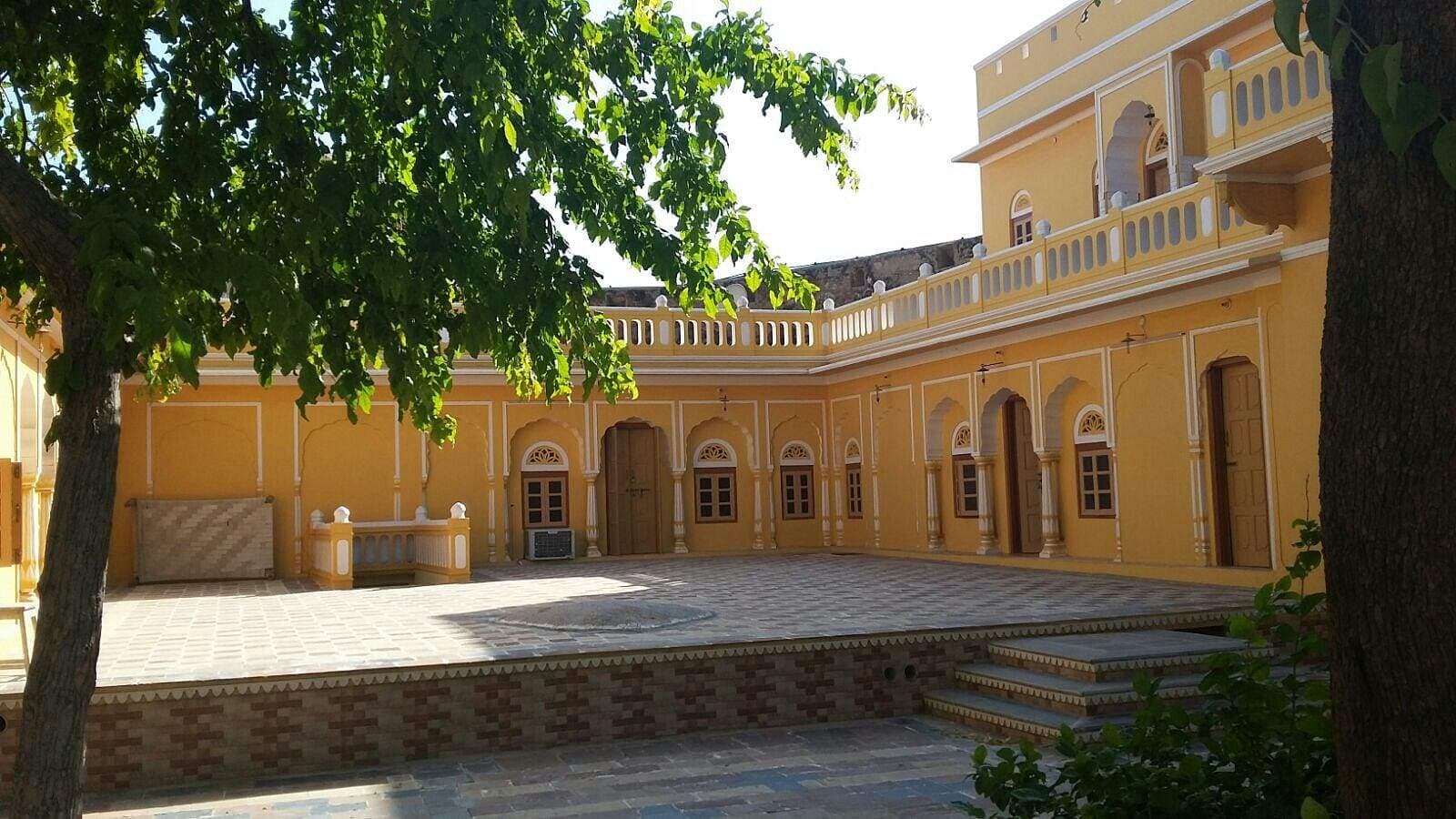 Courtyard inside the fort