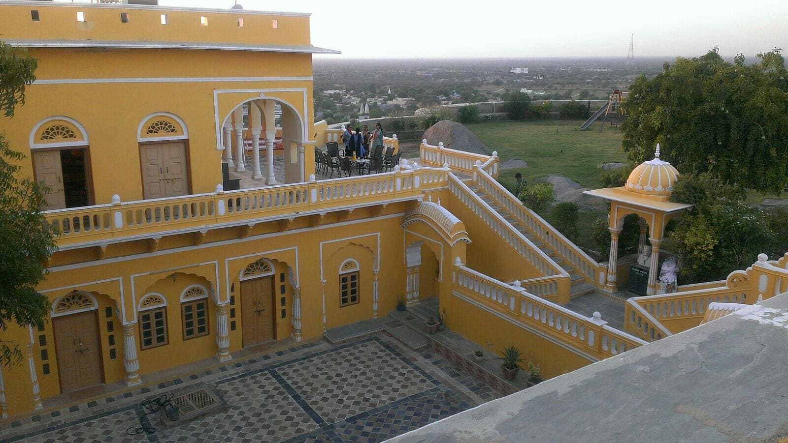 Inside the fort