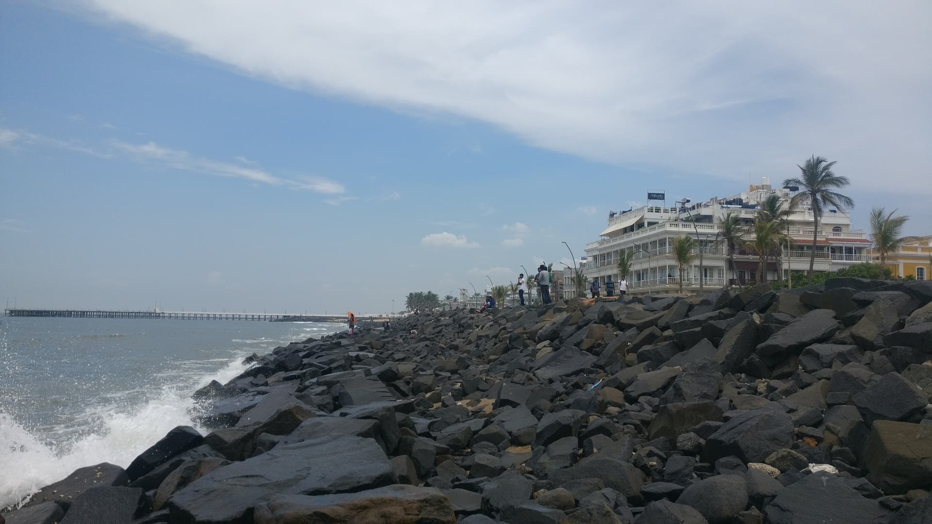Rock Beach, Pondicherry 
