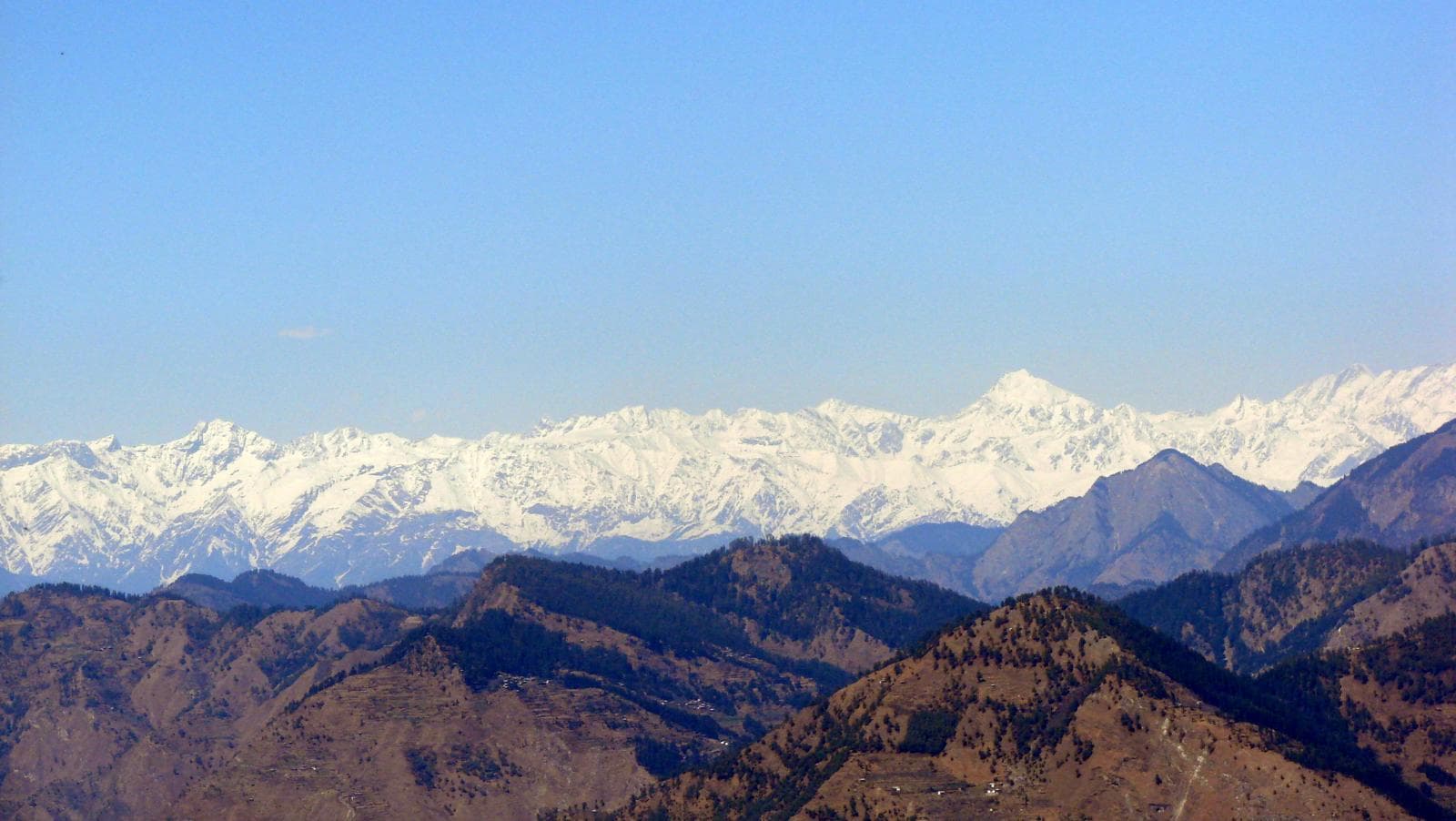 Himalayas from Jalori Pass