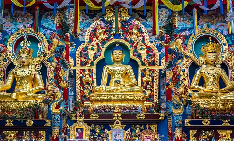 Buddha temple in Coorg