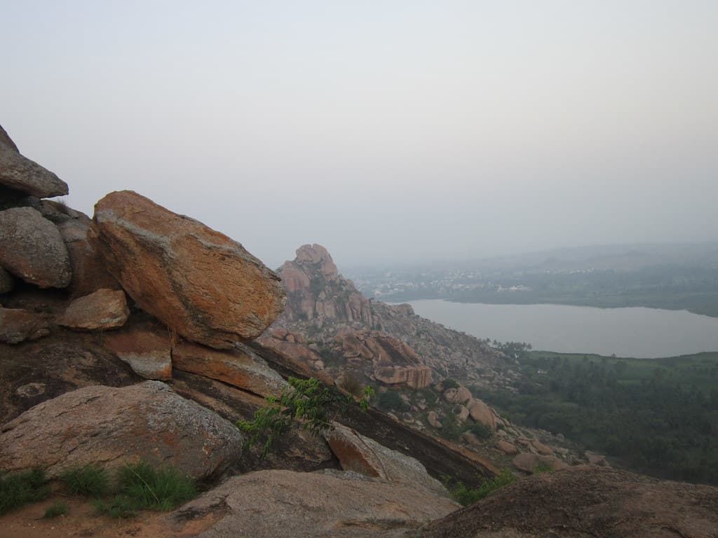 Rocky path on Kunti Betta Trek