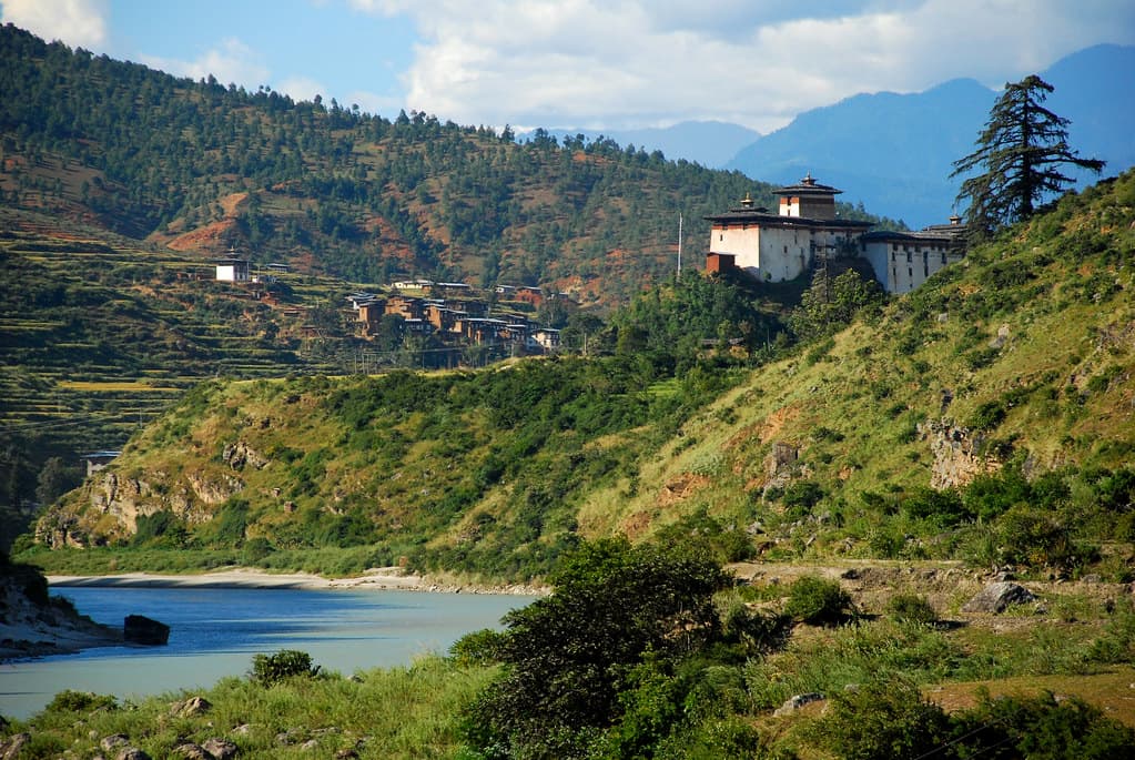 Wangdue panaromic view