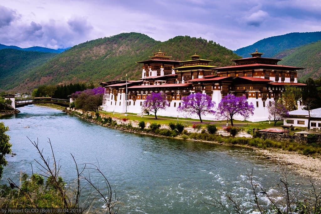 Punakha district in Bhutan